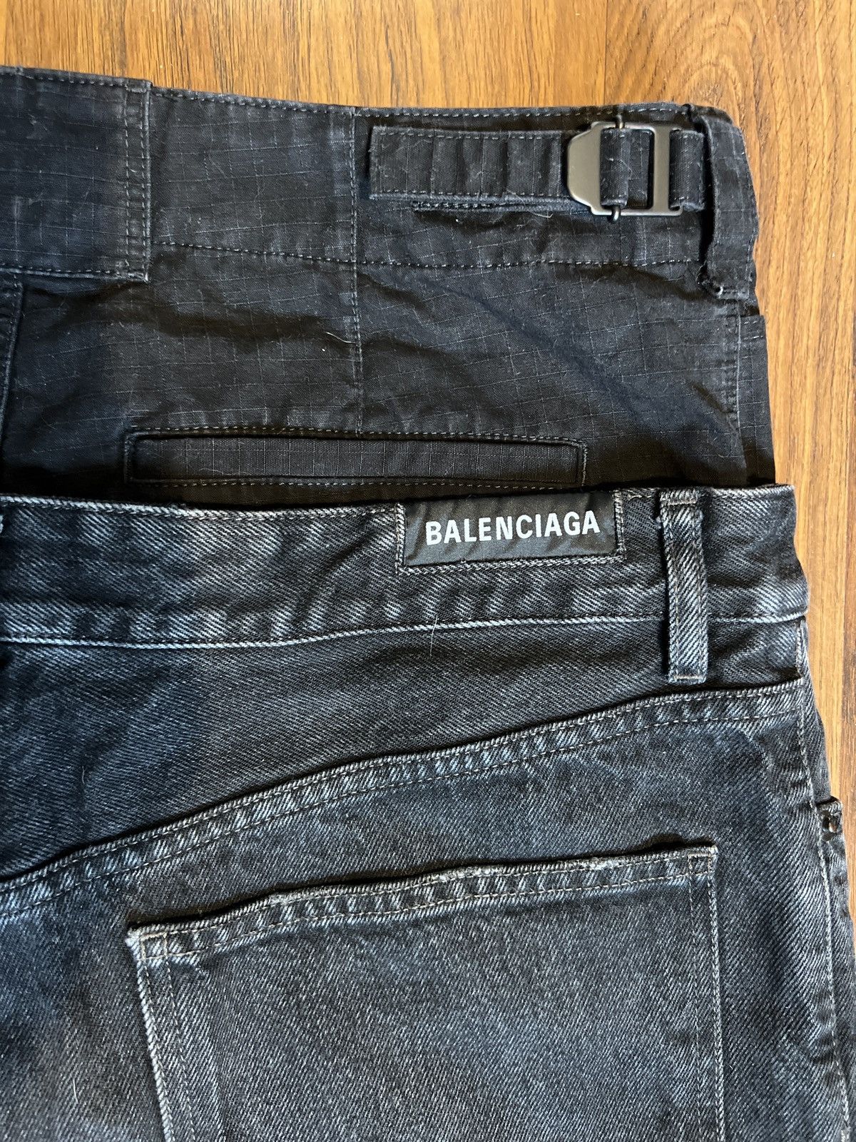 Balenciaga Balenciaga double denim pants Size US 32 / EU 48 - 4 Thumbnail