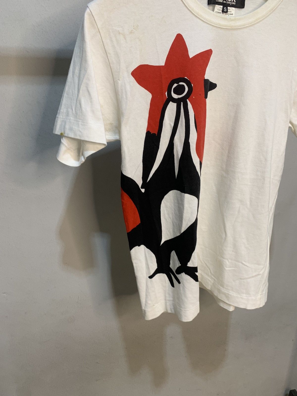 Comme des Garcons Black Comme Des Gacons Black Chicken Tshirt Size US S / EU 44-46 / 1 - 2 Thumbnail