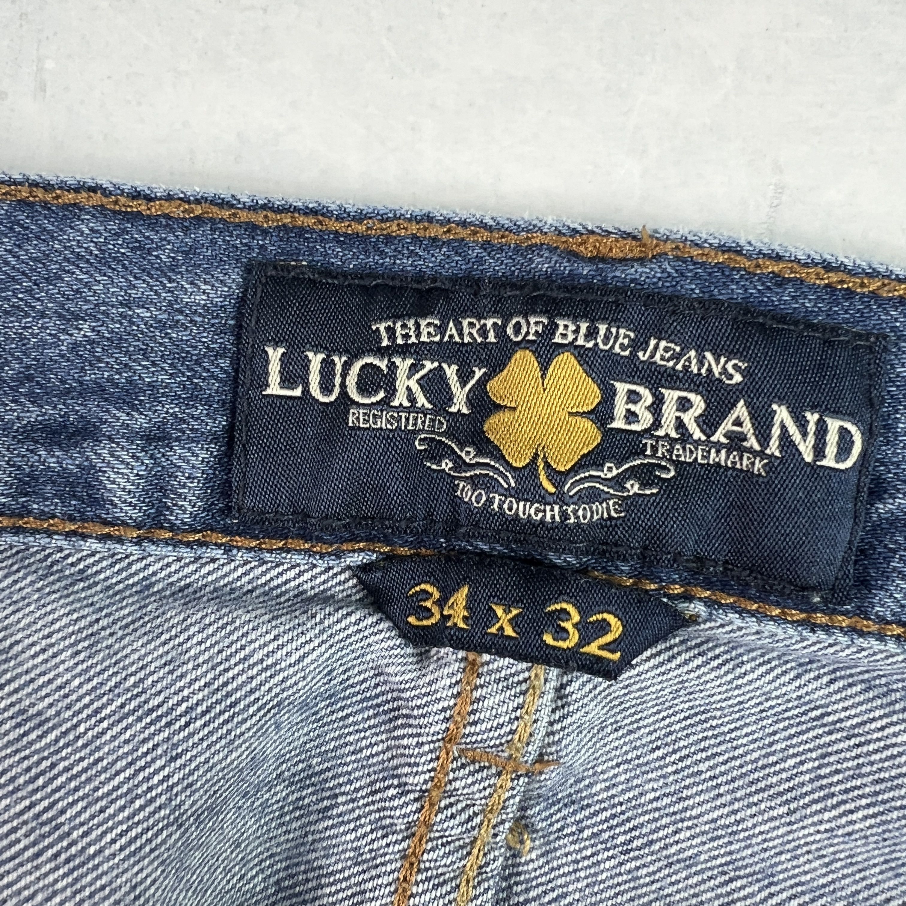 Lucky Brand Lucky Brand Jean 121 Heritage Slim Straight Blue Faded Denim Size US 34 / EU 50 - 7 Thumbnail
