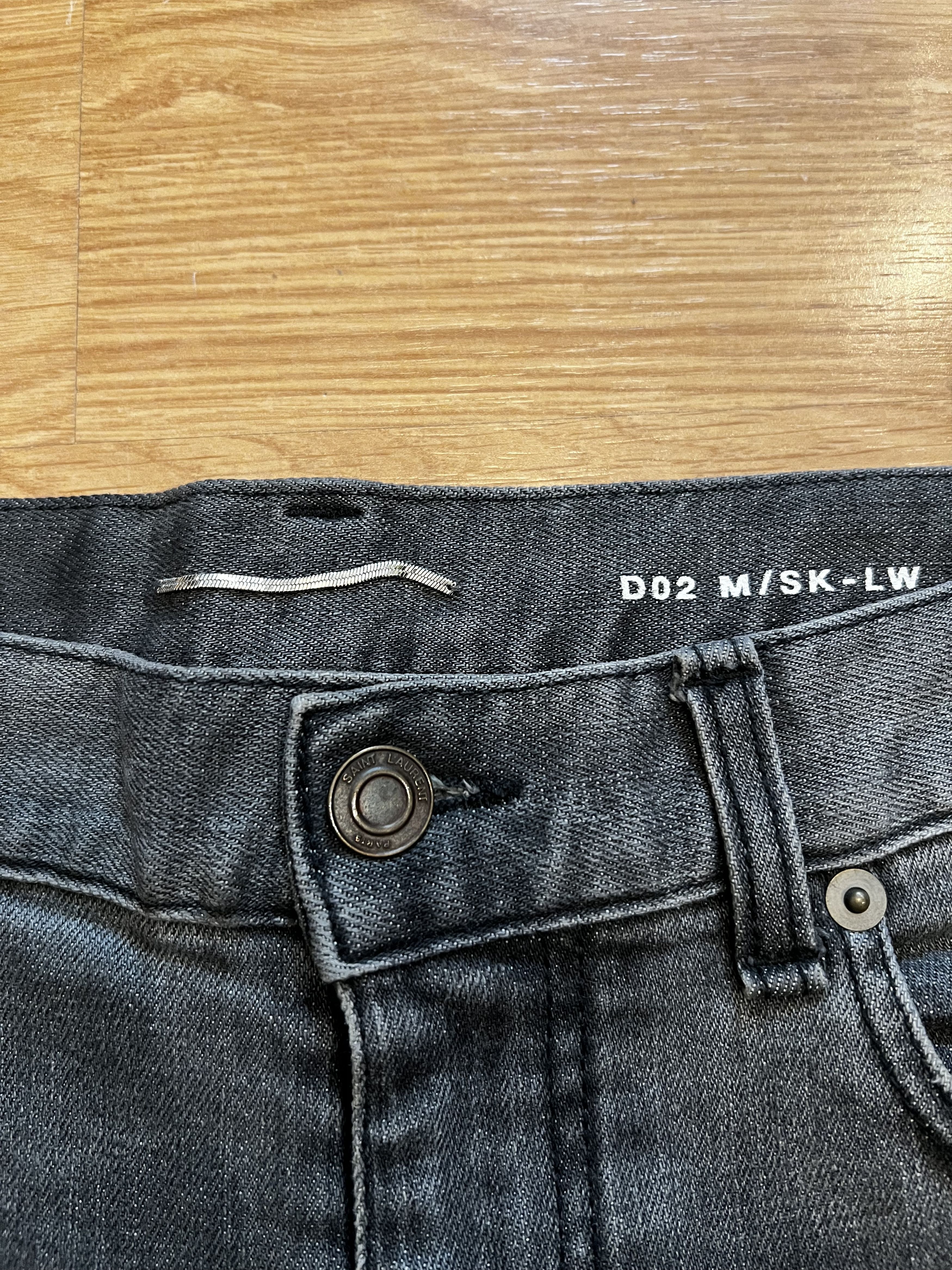 Saint Laurent Paris Saint Laurent Skinny Jeans D02 2013 Grey Size US 29 - 7 Thumbnail