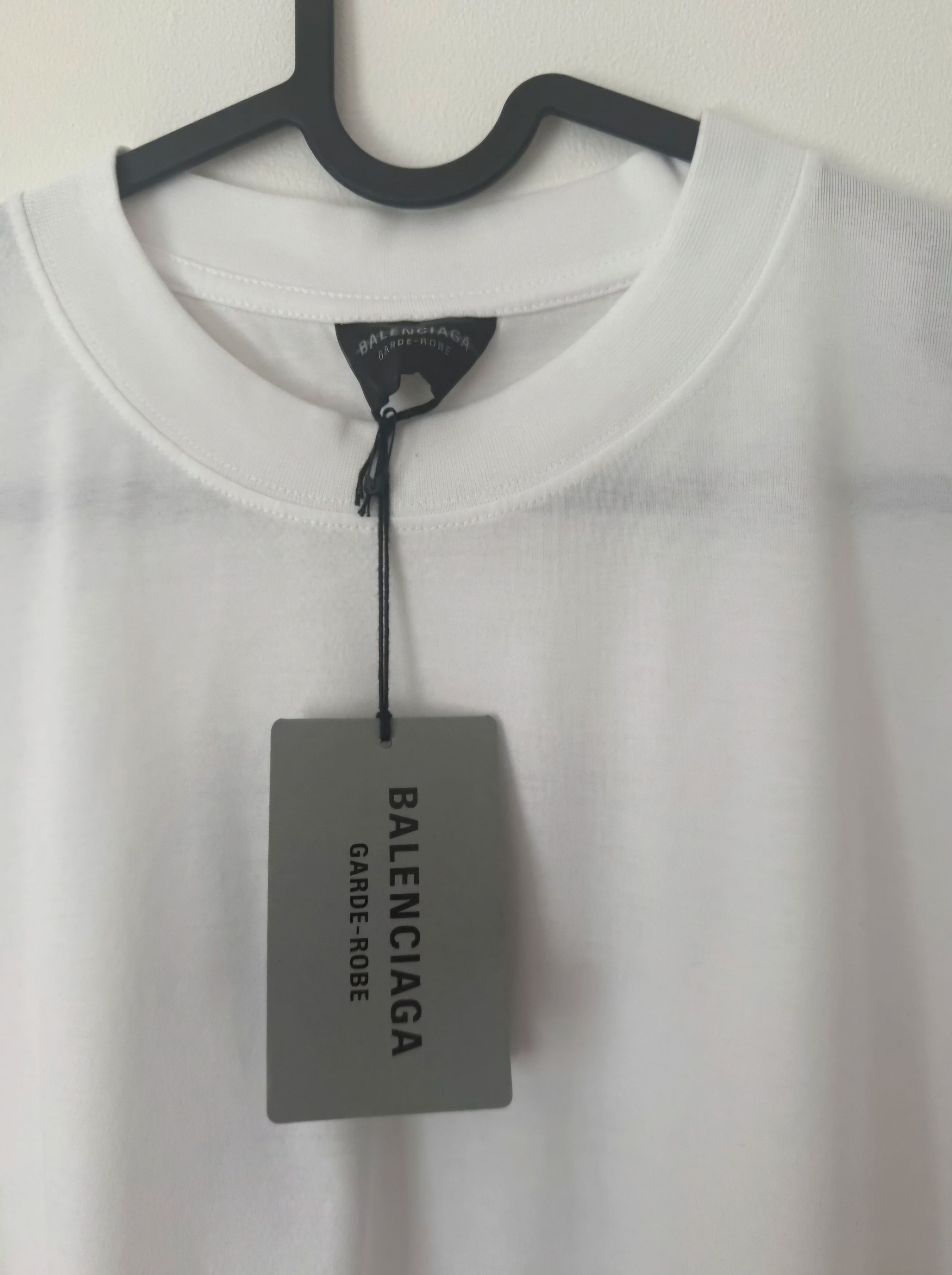 Balenciaga Balenciaga Garde-Robe Care Label Logo T-Shirt | Grailed