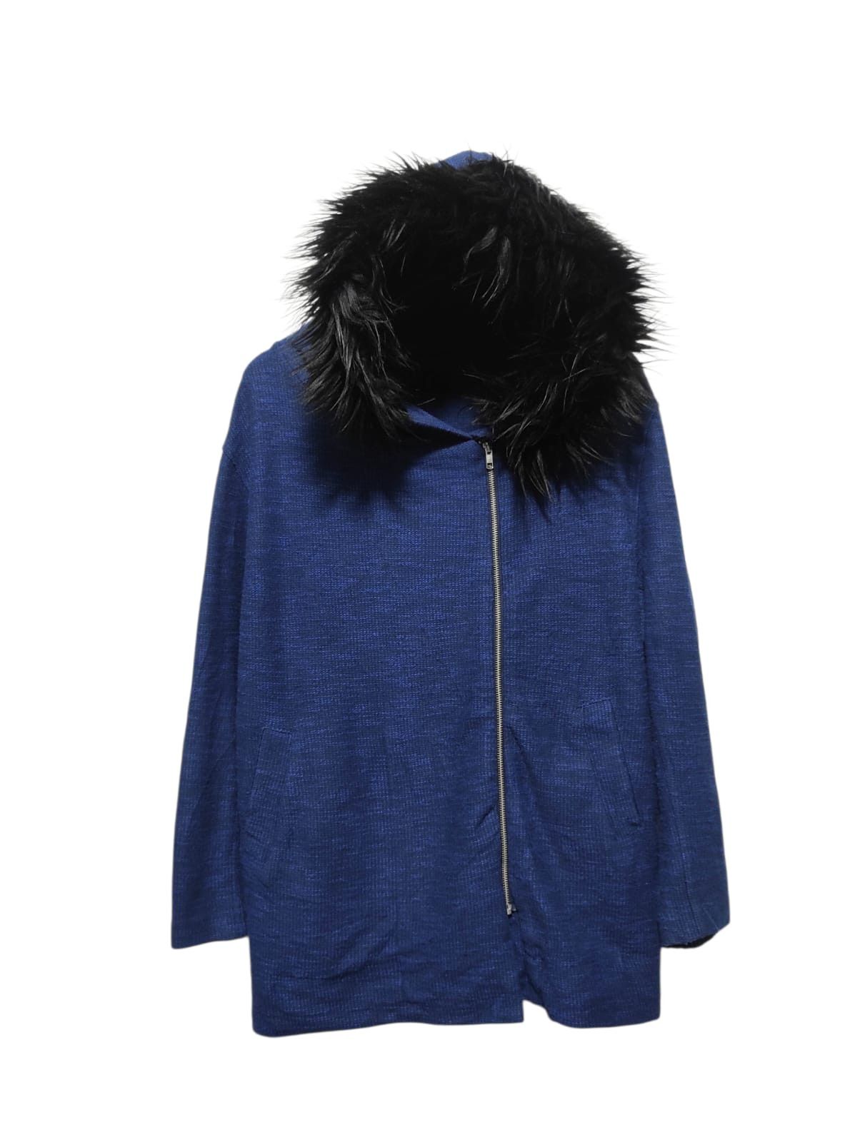 Japanese Brand JEANASiS Asymetrycal zip fur hoodie ifsix LGB style Size US L / EU 52-54 / 3 - 1 Thumbnail