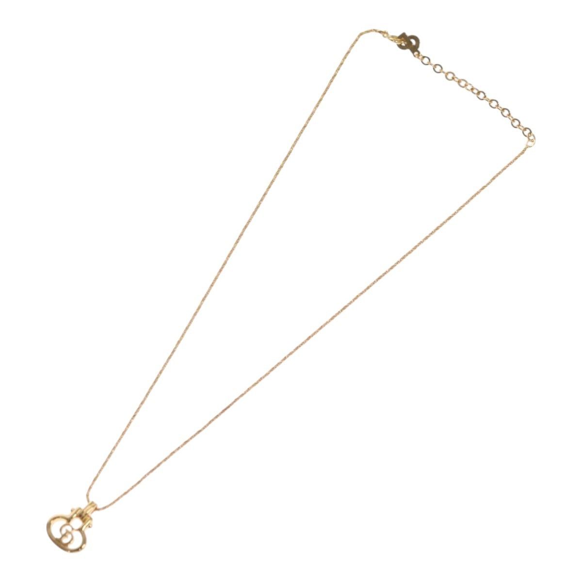 Dior Christian Dior CD Pendant Necklace Metal Size ONE SIZE - 1 Thumbnail