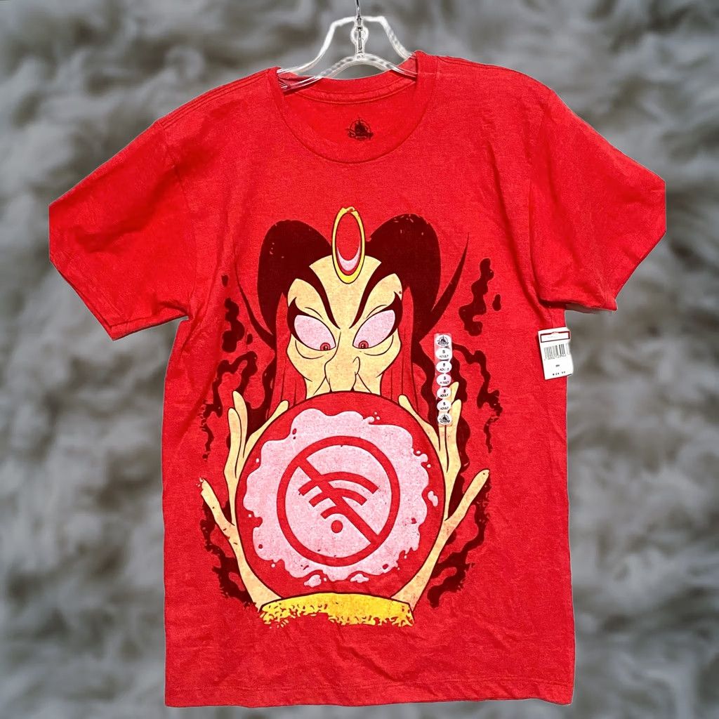 Disney VINTAGE Disney Parks Aladdin Jafar No Wifi Red T Shirt Mens Small NWT Nostalgia 90s Y2K Size US S / EU 44-46 / 1 - 1 Thumbnail