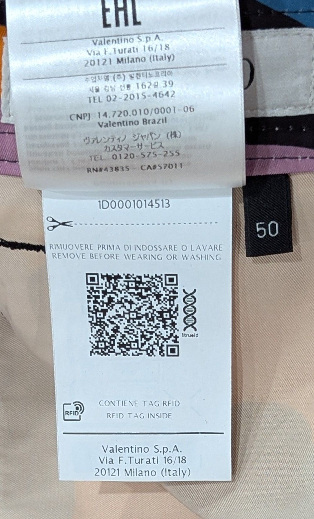 Valentino Valentino Camouflage Cargo Pants Orange Multi 50 US 34 Size US 34 / EU 50 - 8 Thumbnail