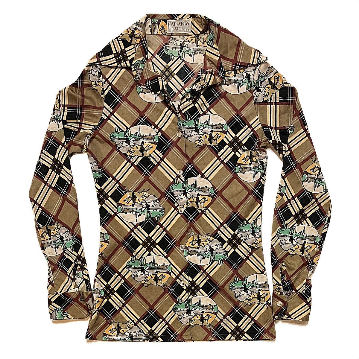 Vintage Vintage Disco Shirt Size US S / EU 44-46 / 1 - 1 Thumbnail