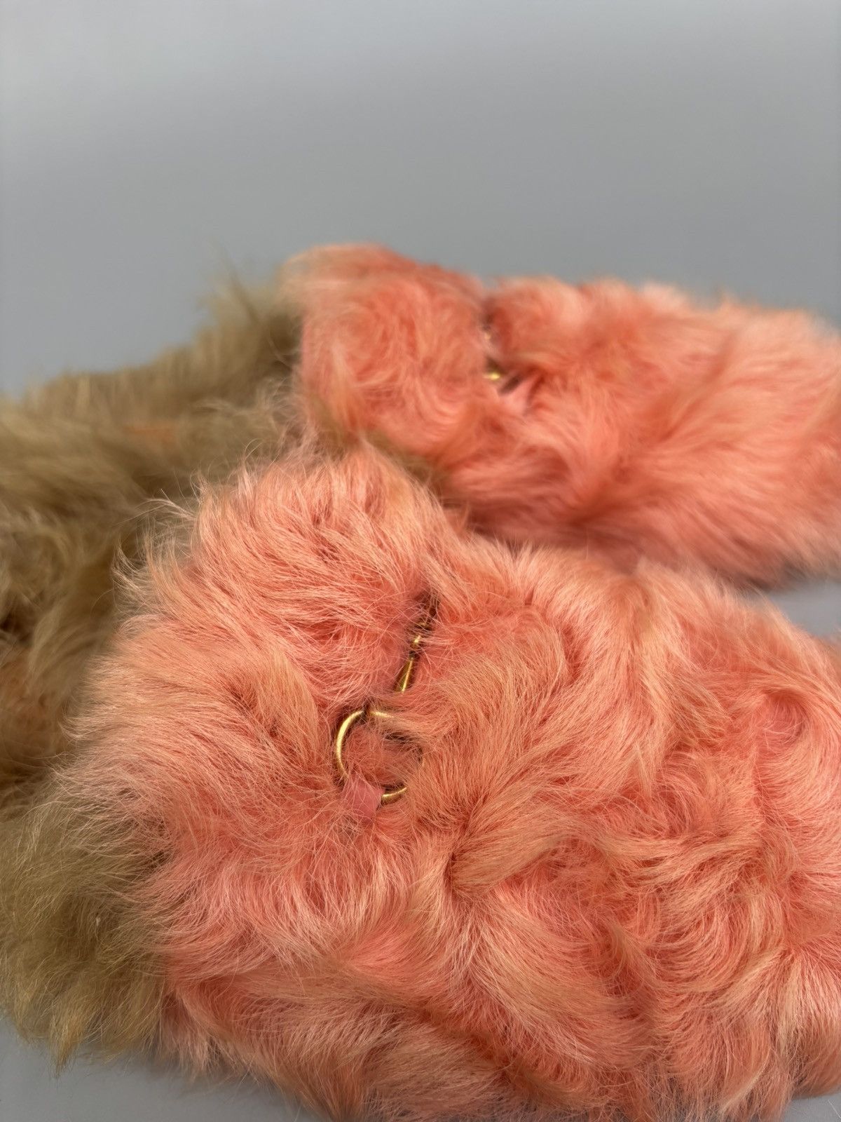 Gucci Gucci Princetown Shearling Pink Horsebit Mules Size US 8 / IT 38 - 10 Thumbnail