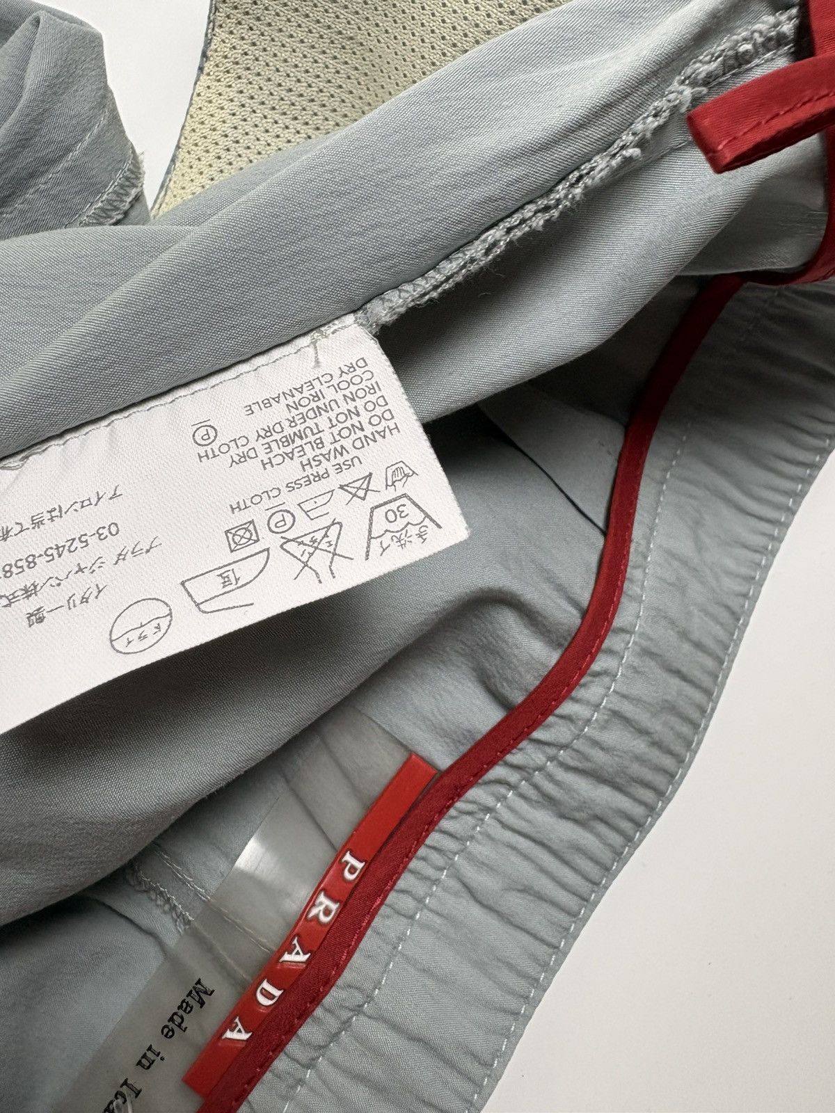 Prada Vintage Prada Linea Rossa Low-rise baby blue sport pants Size 30" / US 8 / IT 44 - 10 Thumbnail
