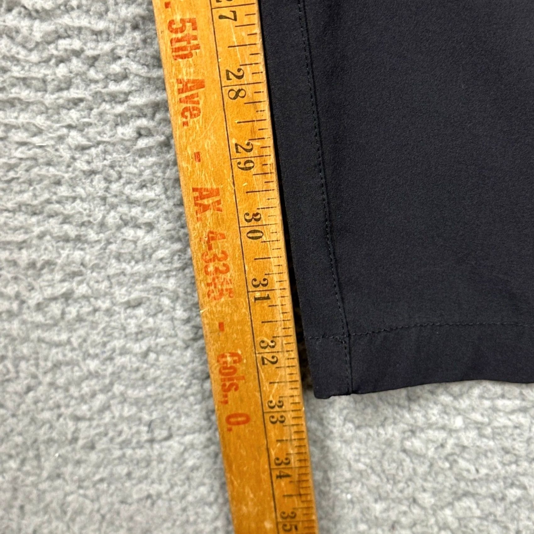 Fabletics Fabletics The One Pant Pants Mens 35x34 Black Tapered Leg Stretch EUC Golf Tech Moisture-Wicking Zip Pocket Athletic Chino Casual Workwear Size US 35 - 6 Thumbnail