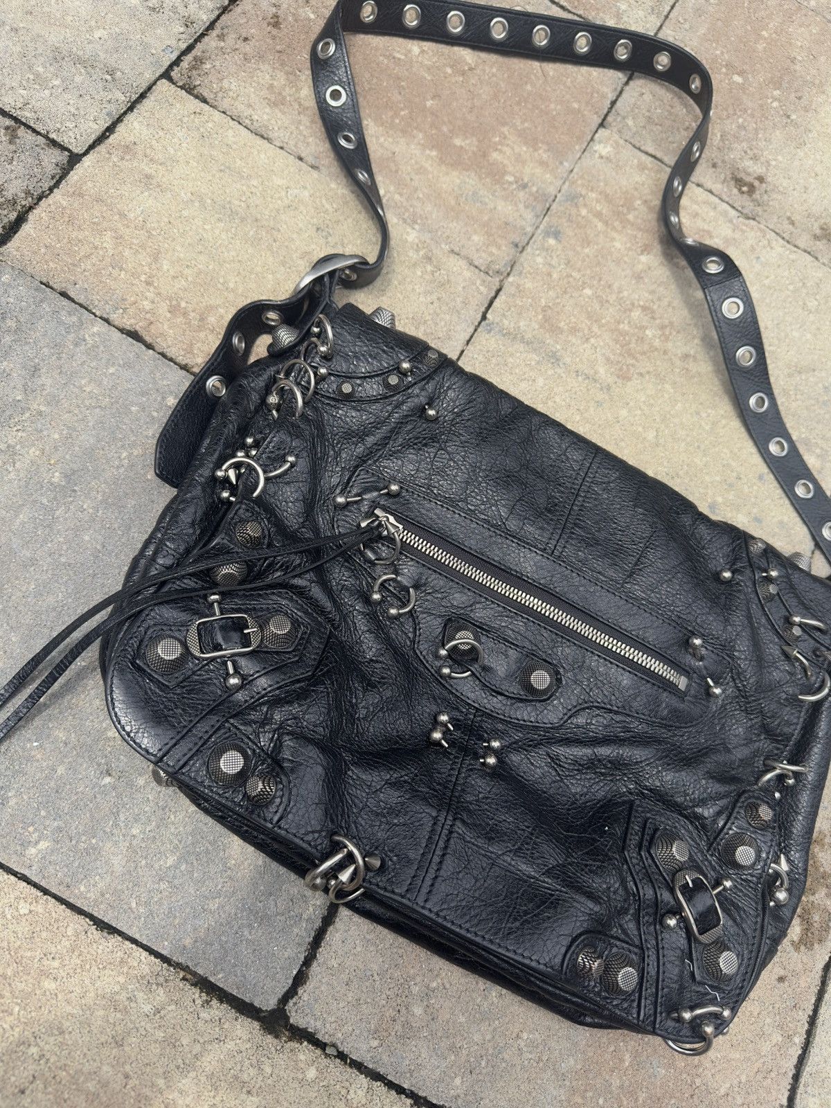 Balenciaga balenciaga medium le cagole piercing messenger bag Size ONE SIZE - 2 Thumbnail