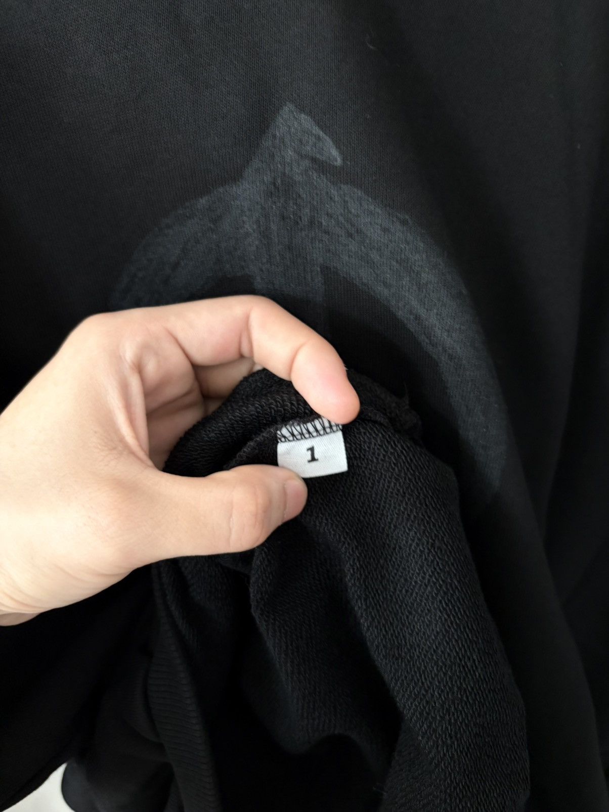 Gosha Rubchinskiy YZY x Gosha Rubchinskiy Exclusive Black "Crescent" Hoodie Size US S / EU 44-46 / 1 - 3 Thumbnail