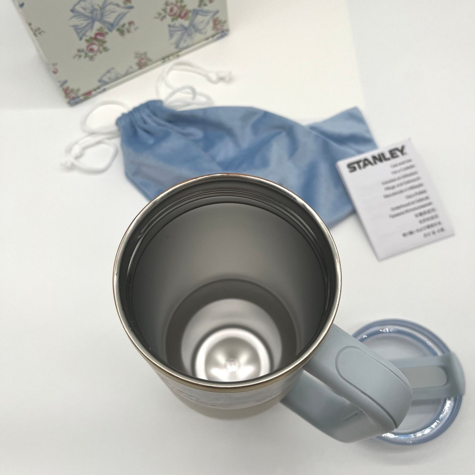 LoveShackFancy LoveShackFancy x Stanley NWT Tumbler, Authentic Collectible Size ONE SIZE - 8 Thumbnail