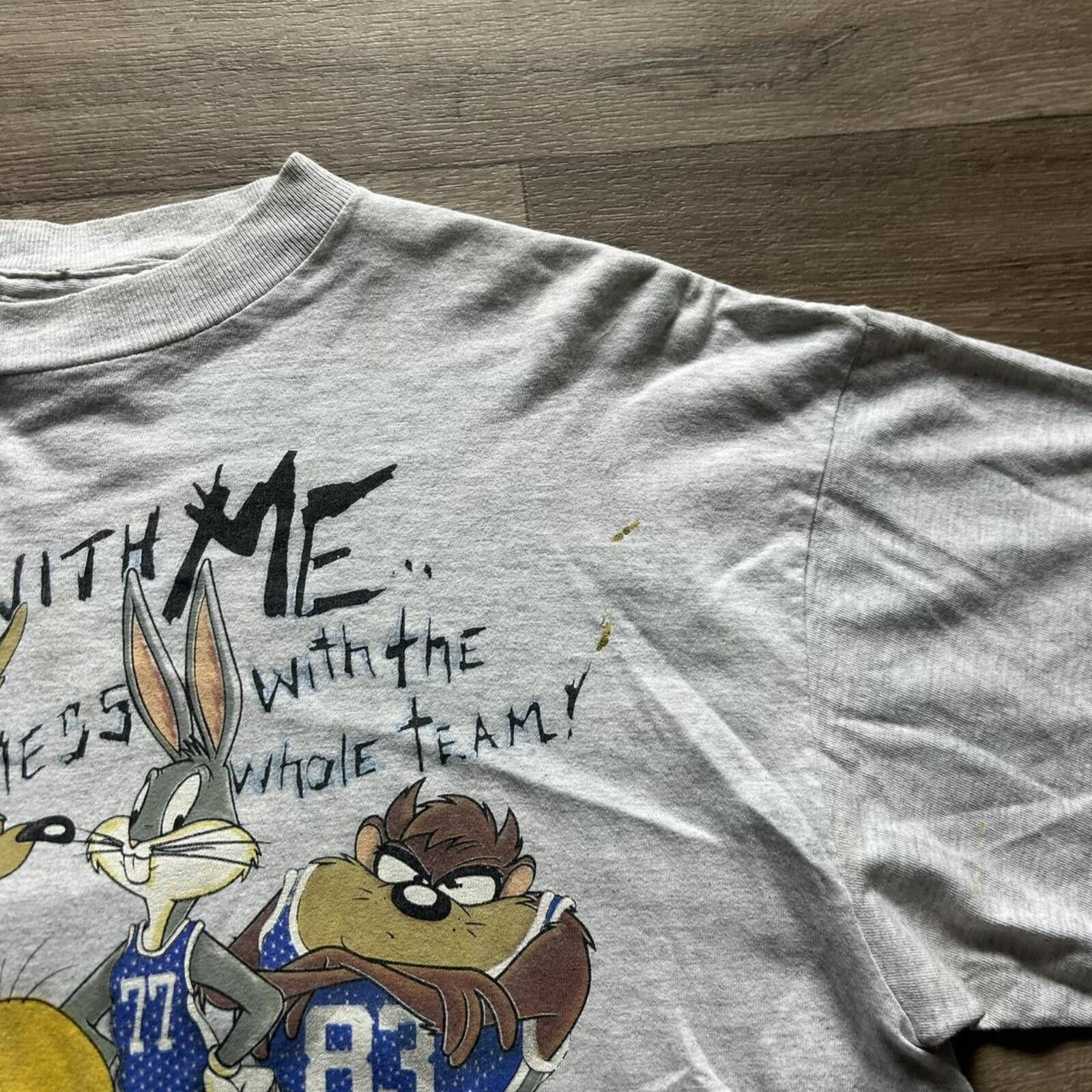 Other Vintage 1996 Kentucky Wildcats Looney Tunes Basketball shirt Size US L / EU 52-54 / 3 - 4 Thumbnail