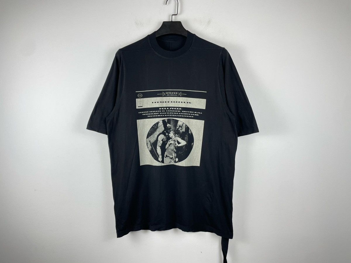 Rick Owens Drkshdw Rick Owens DRKSHDW Hollywood Tommy Tee Size US S / EU 44-46 / 1 - 5 Thumbnail