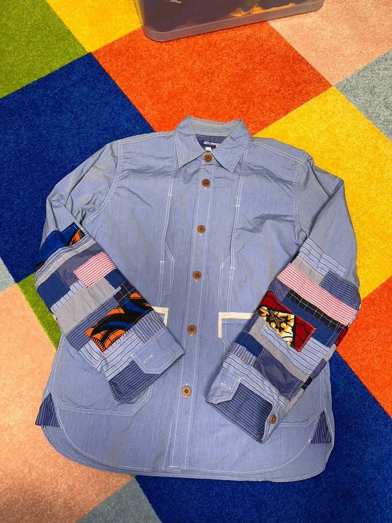 Junya Watanabe Junya Watanabe Vintage Patchwork Shirt Size US XS / EU 42 / 0 - 2 Thumbnail