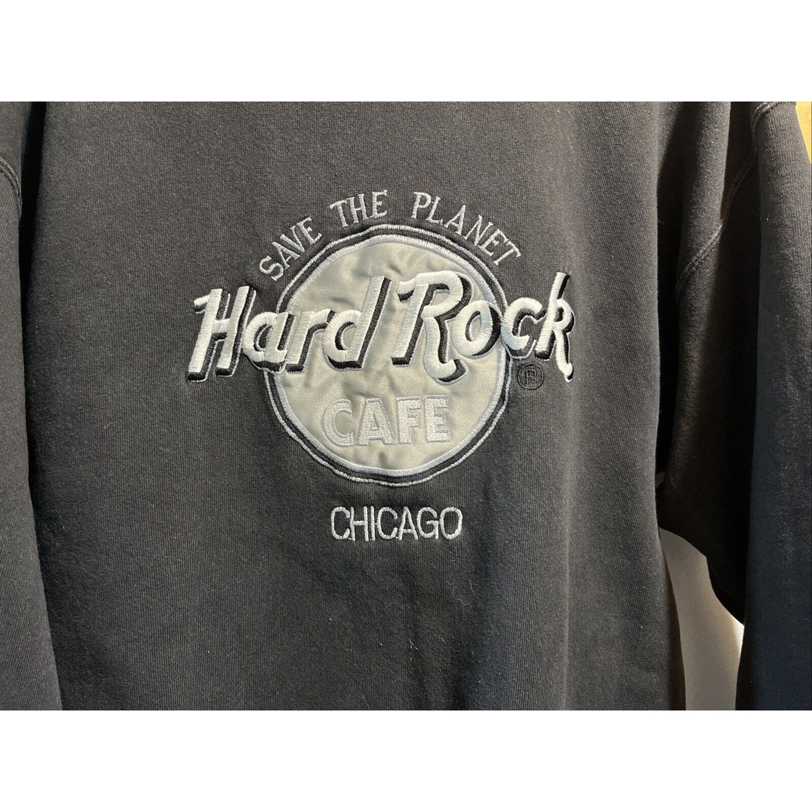 Hard Rock Cafe Hard Rock Cafe Chicago VTG Sweatshirt Crewneck Men M Black Size US M / EU 48-50 / 2 - 6 Thumbnail