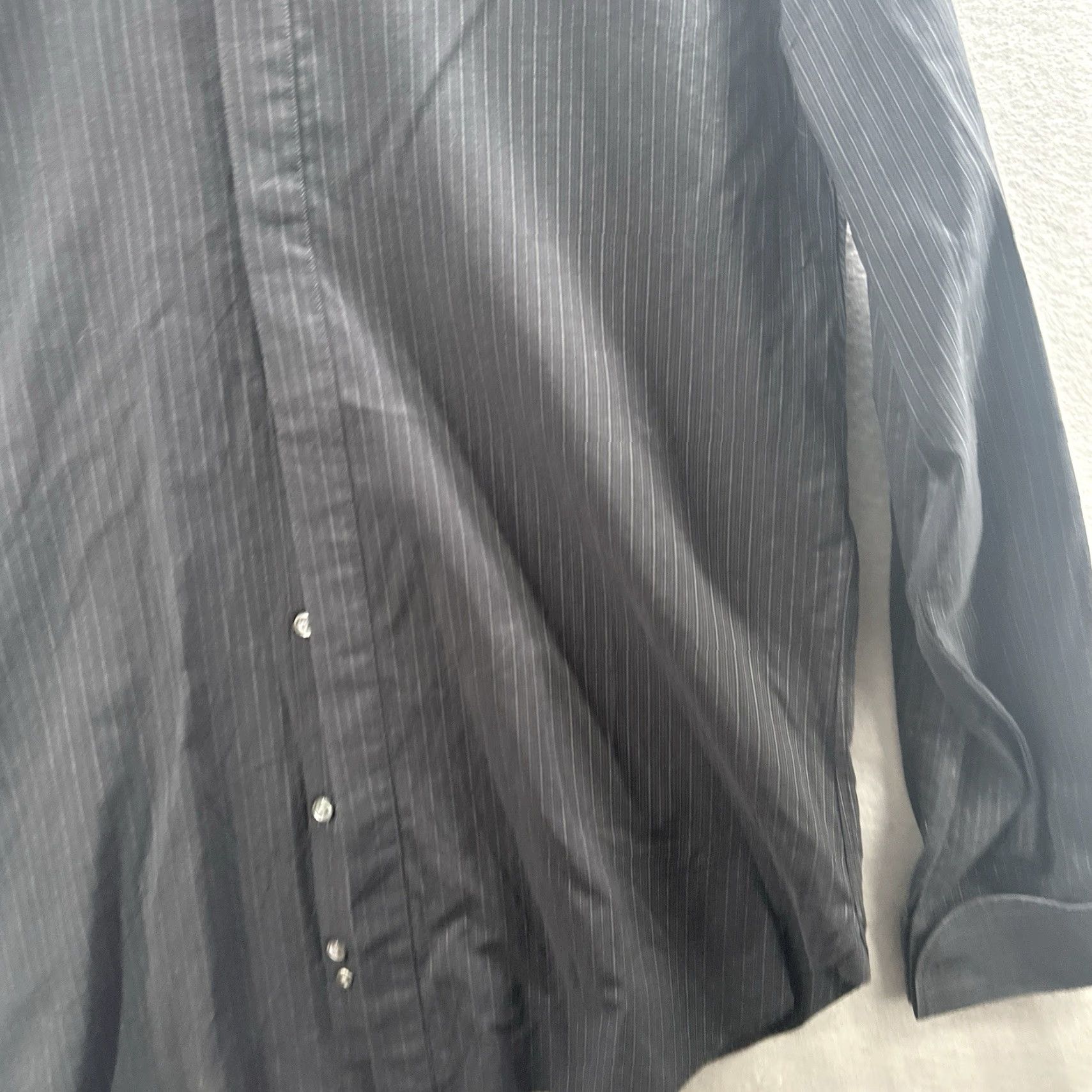 John Varvatos John Varvatos Dress Shirt Mens 16 34/35 Long Sleeve Classic Fit Striped Preppy Size 42R - 5 Thumbnail