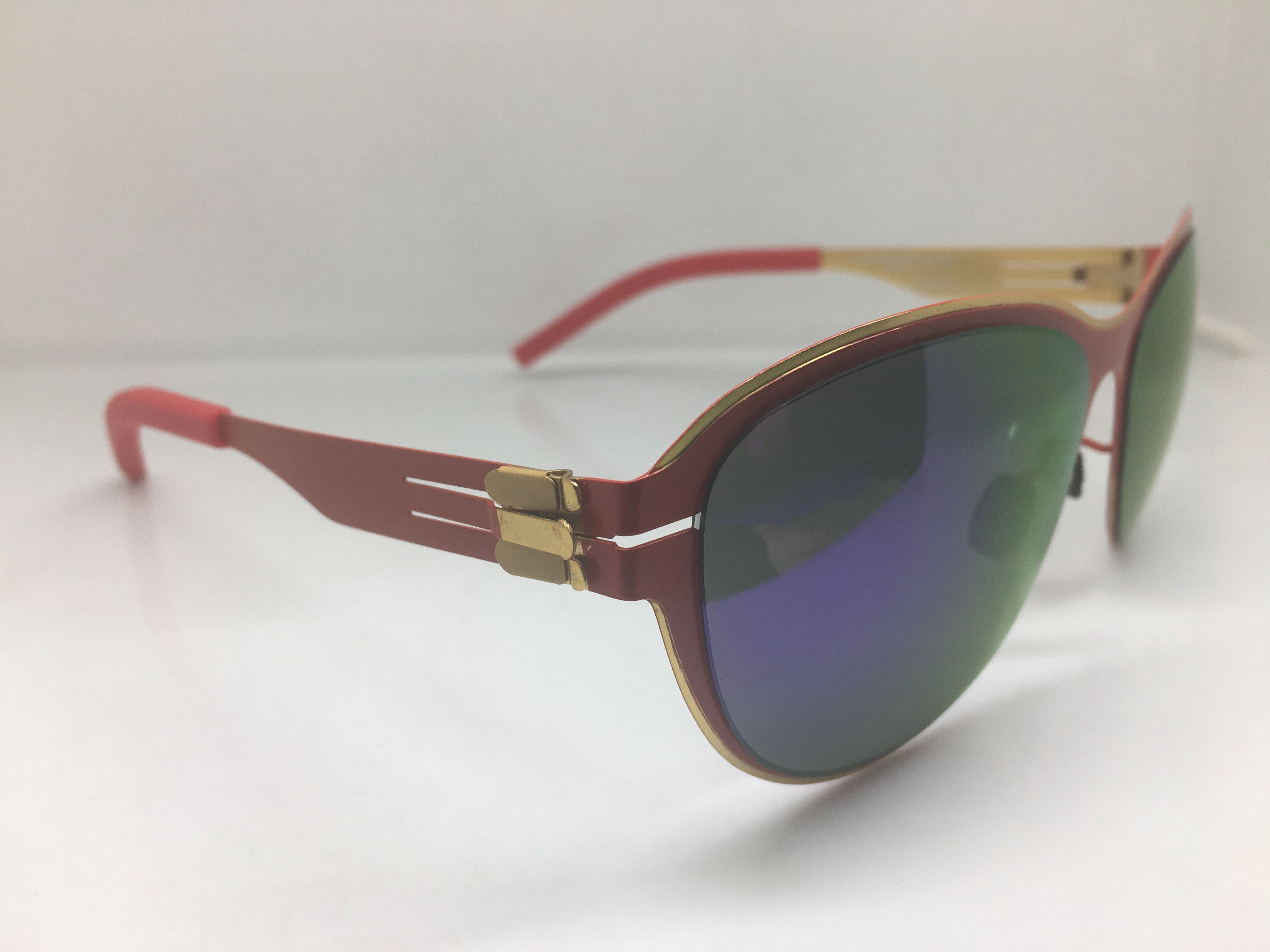Other Red Gold Alloy Sunglasses Frame Size ONE SIZE - 2 Thumbnail