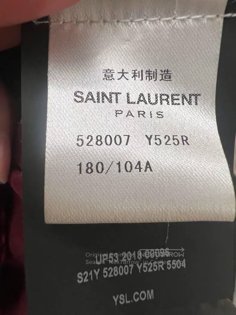 Saint Laurent Paris Saint Laurent Paris Court Style Gold Thread Embroidered Re Size US M / EU 48-50 / 2 - 6 Thumbnail