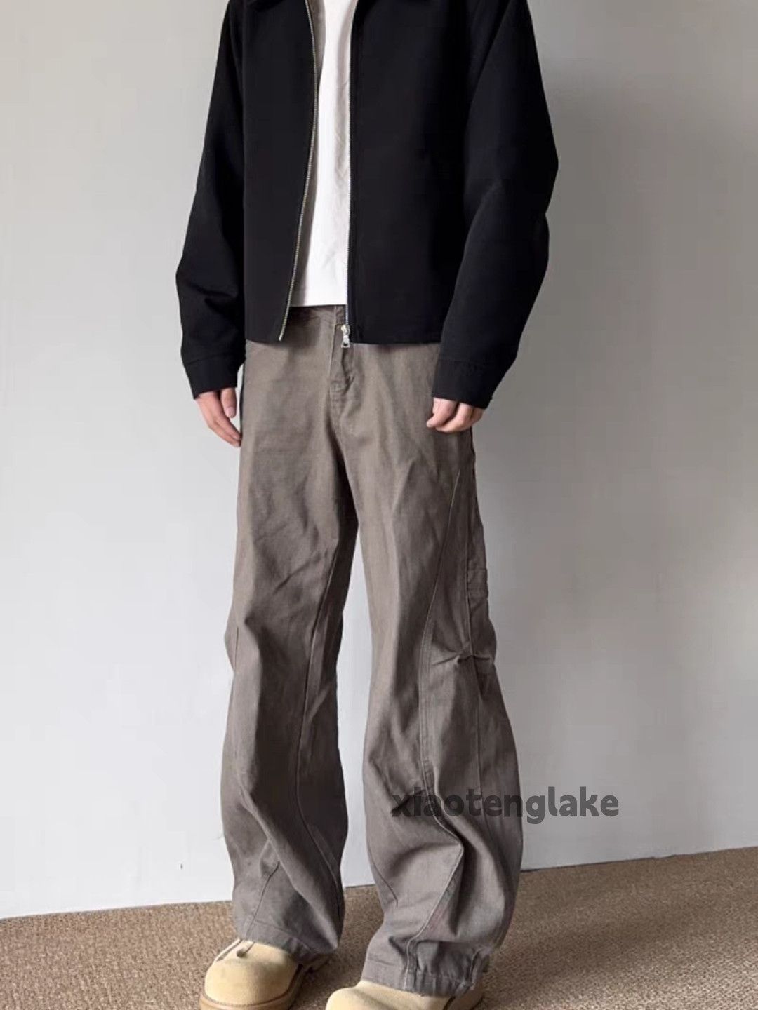 Designer × Japanese Brand × Vintage washed faded cleanfit yuppie work patchwork flared pants Size US 32 / EU 48 - 5 Thumbnail