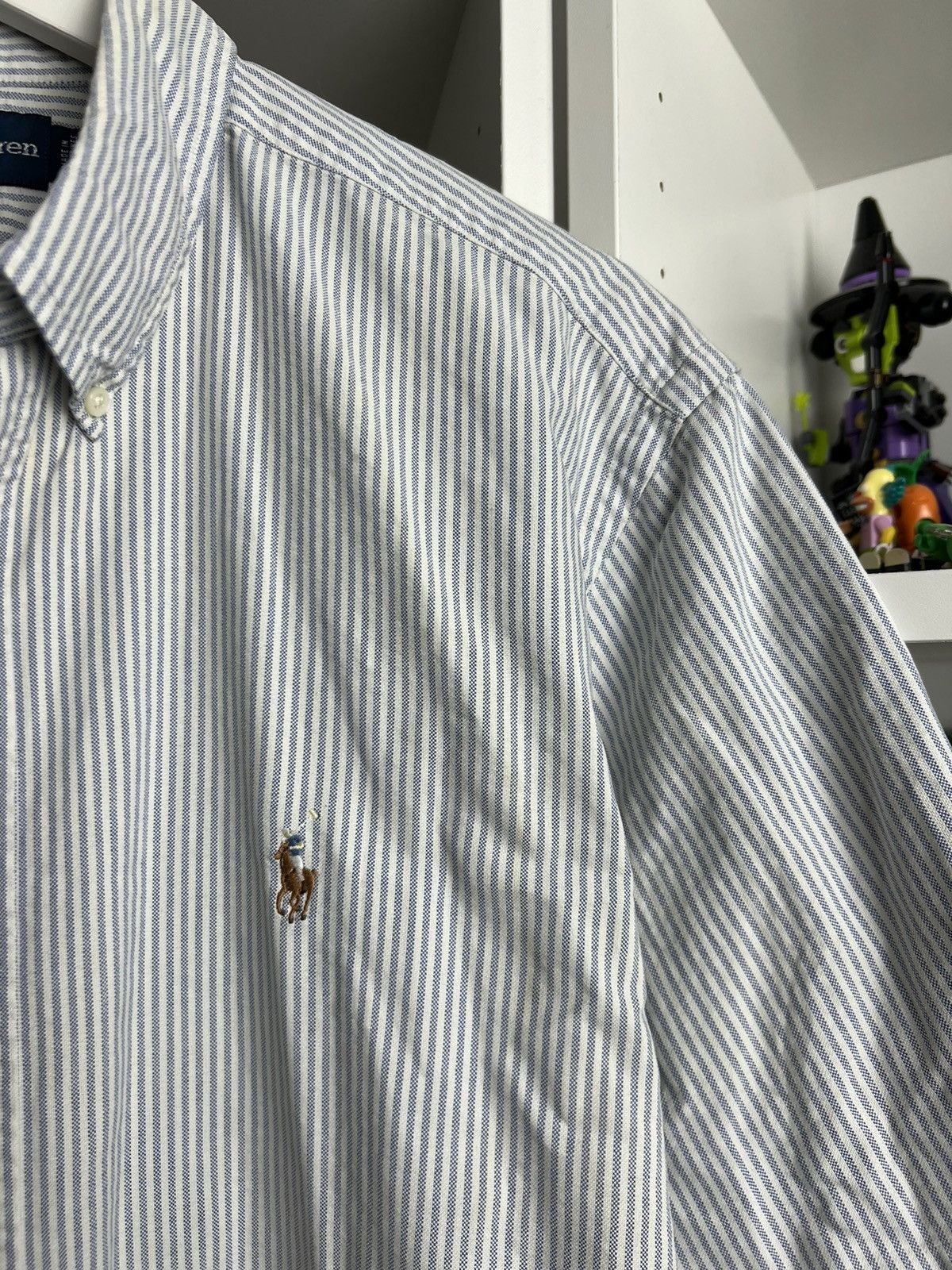Polo Ralph Lauren × Ralph Lauren × Vintage Vintage Y2K Polo Ralph Lauren striped shirt L old money 90s Size US L / EU 52-54 / 3 - 5 Thumbnail