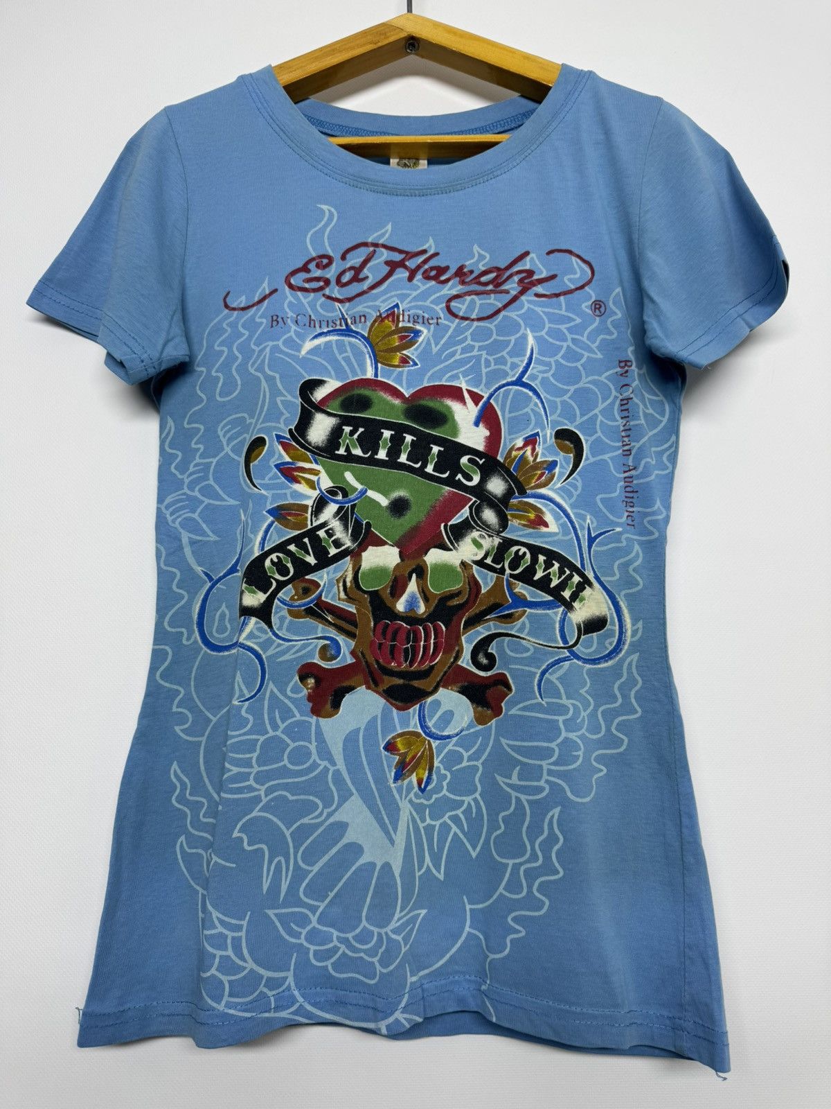Ed Hardy Vintage ed hardy by christian audigier y2k t shirt Size S / US 4 / IT 40 - 3 Thumbnail
