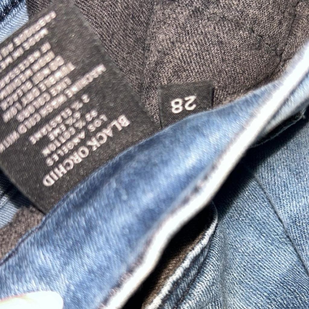 Other Black Orchid Los Angeles blue low-rise bootcut jeans Size 28" / US 6 / IT 42 - 6 Thumbnail