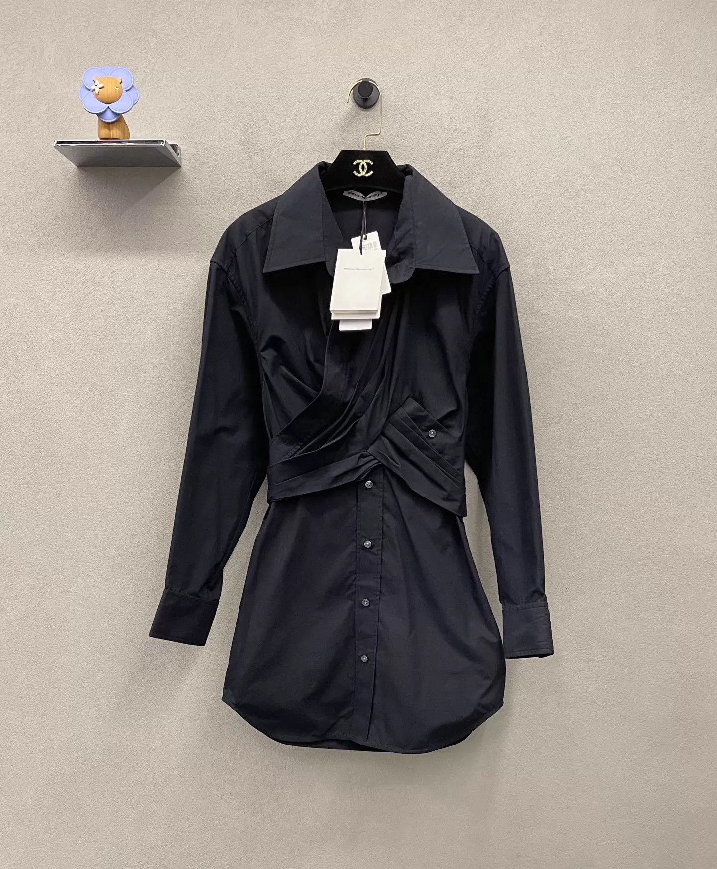 Alexander Wang Alexander Wang Black Vintage Shirt Dress Chest 84cm Size XS / US 0-2 / IT 36-38 - 1 Thumbnail
