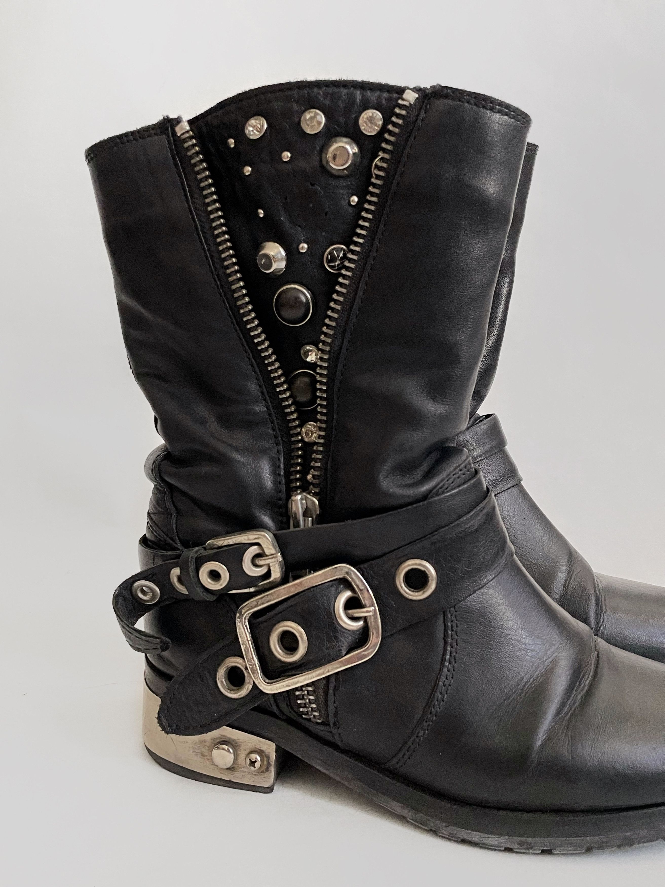 Vintage Mario Muzi Avant-garde boots Size US 6.5 / IT 36.5 - 10 Thumbnail