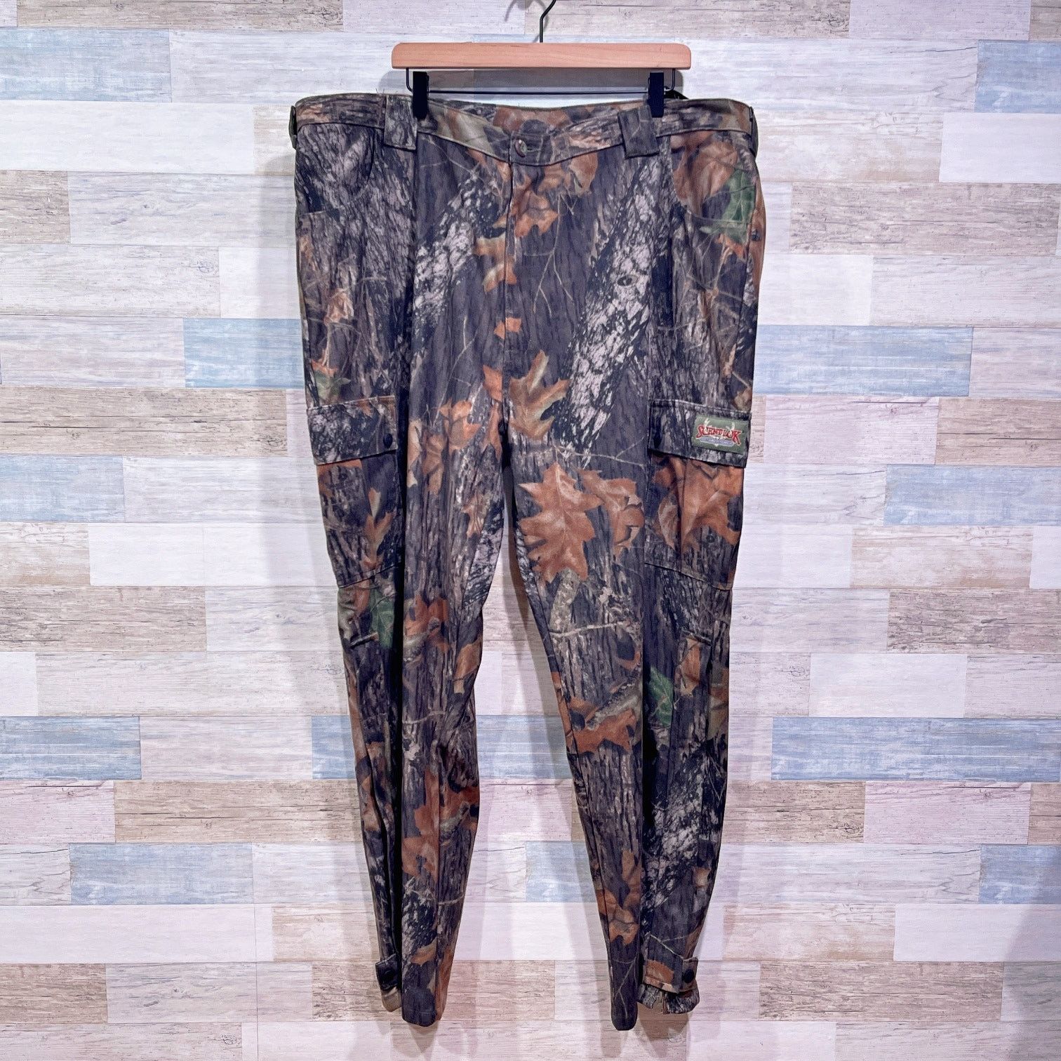 Cabelas Scentlok Mossy Oak Break Up Fleece Hunting Pants Brown 3XL Size US 44 / EU 60 - 1 Thumbnail