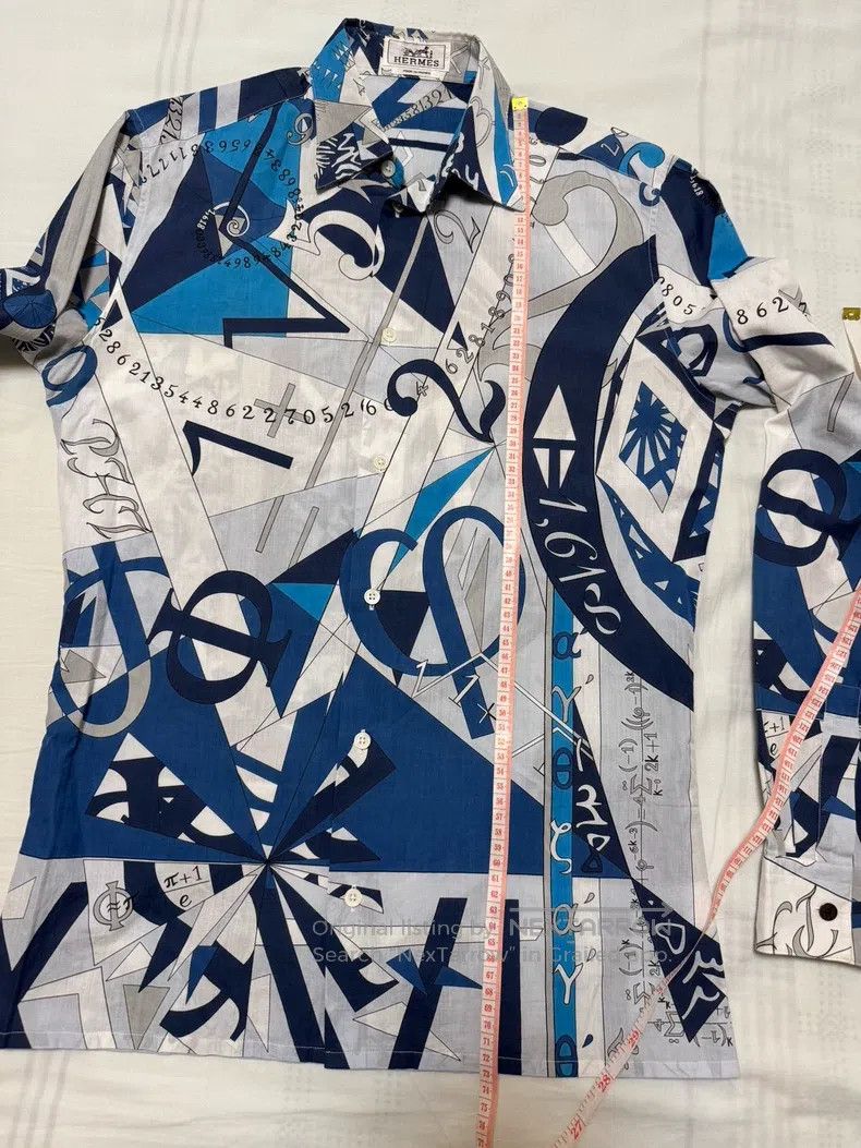 Hermes Hermes size 38 Shirt with special craft fabric Size US M / EU 48-50 / 2 - 5 Thumbnail