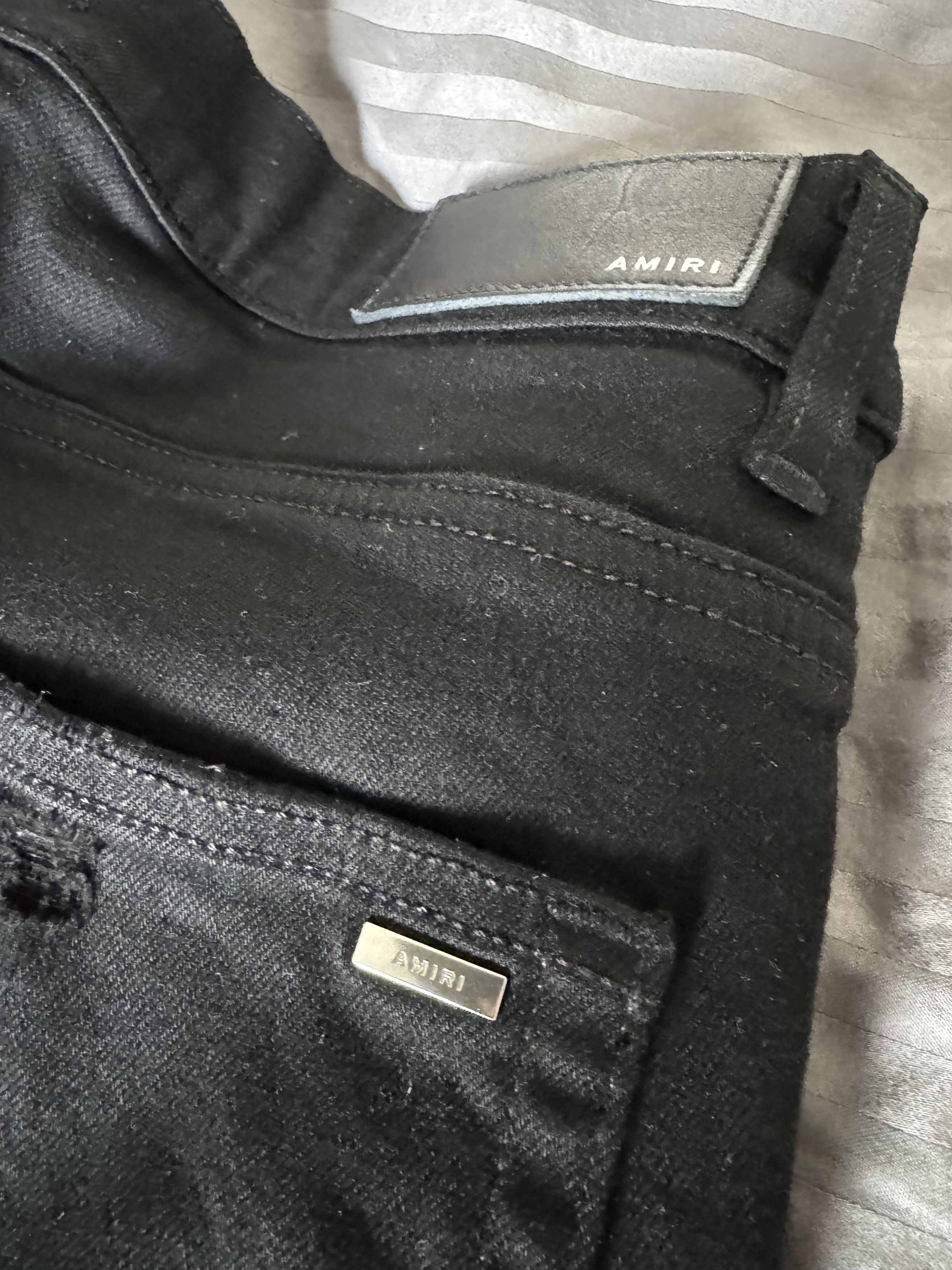 Amiri Amiri Men's Black Stack Skinny Jeans Size US 34 / EU 50 - 6 Thumbnail
