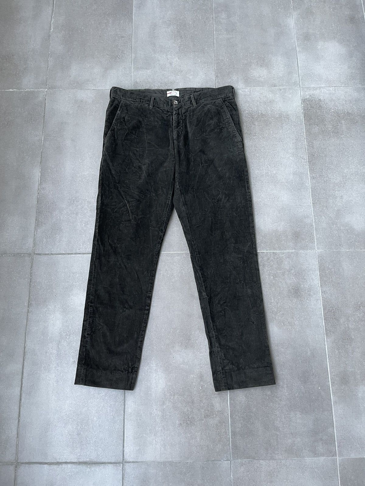 Prada AW11 Prada Corduroy Swamp Green Denim Casual Pants Size US 34 / EU 50 - 2 Thumbnail