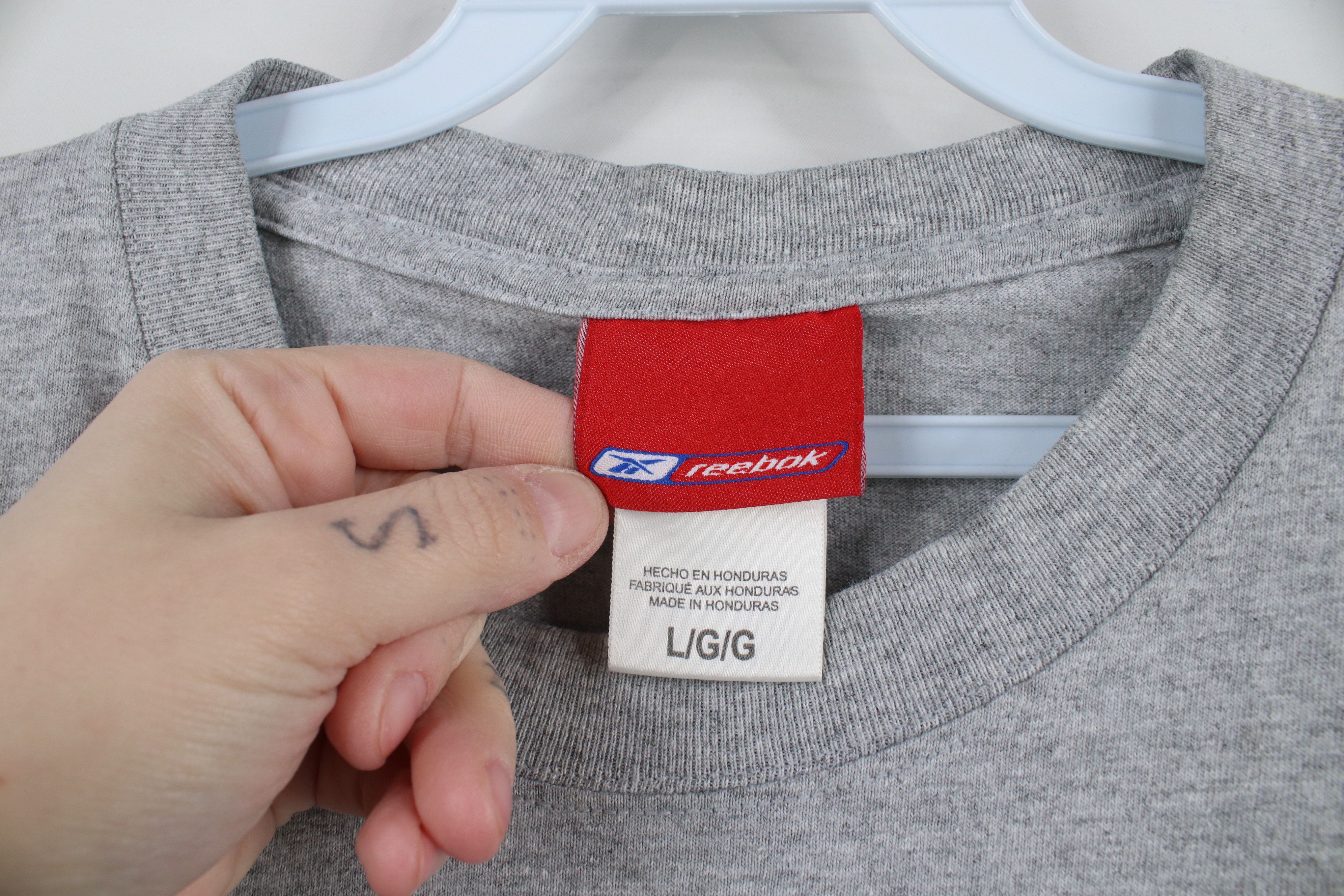 Reebok × Vintage Vintage Reebok Cleveland Football T-Shirt Heather Gray Size US L / EU 52-54 / 3 - 8 Thumbnail