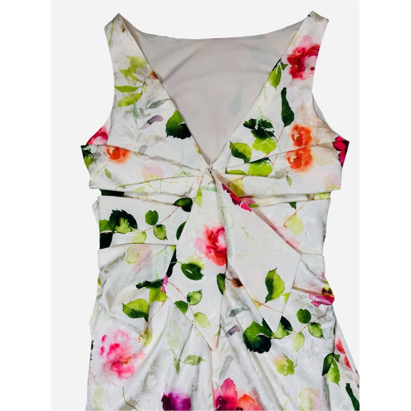 Elia Maurizi NWT New $168 Eliza J Jacquard Boat Neck Floral Sheath Midi Size M / US 6-8 / IT 42-44 - 5 Thumbnail