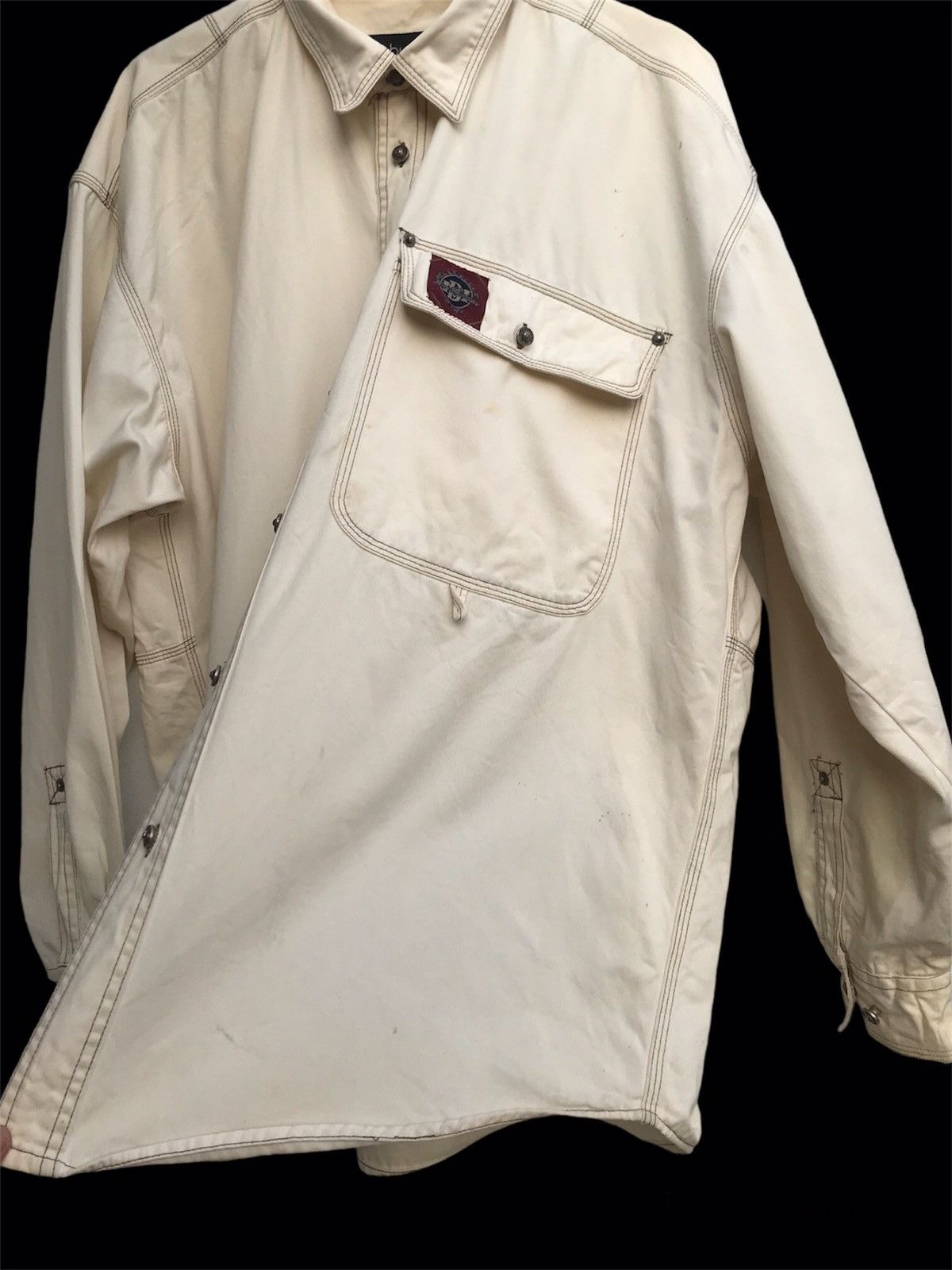 Marc Buchanan × Pelle Pelle × Vintage Vintage Pelle Pelle Sport USA by Marc Buchanan Thick Shirt Size US L / EU 52-54 / 3 - 9 Thumbnail