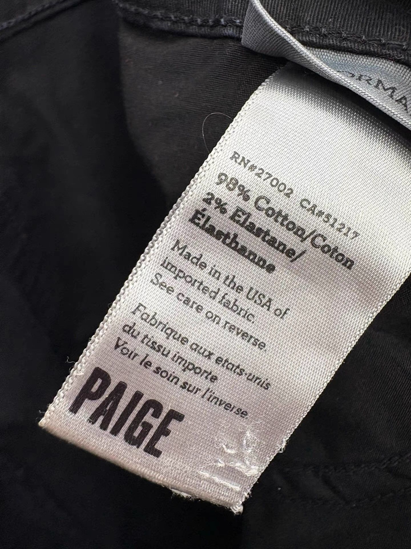 Paige PAIGE Men's Black Casual Pants K29 Size US 34 / EU 50 - 7 Thumbnail