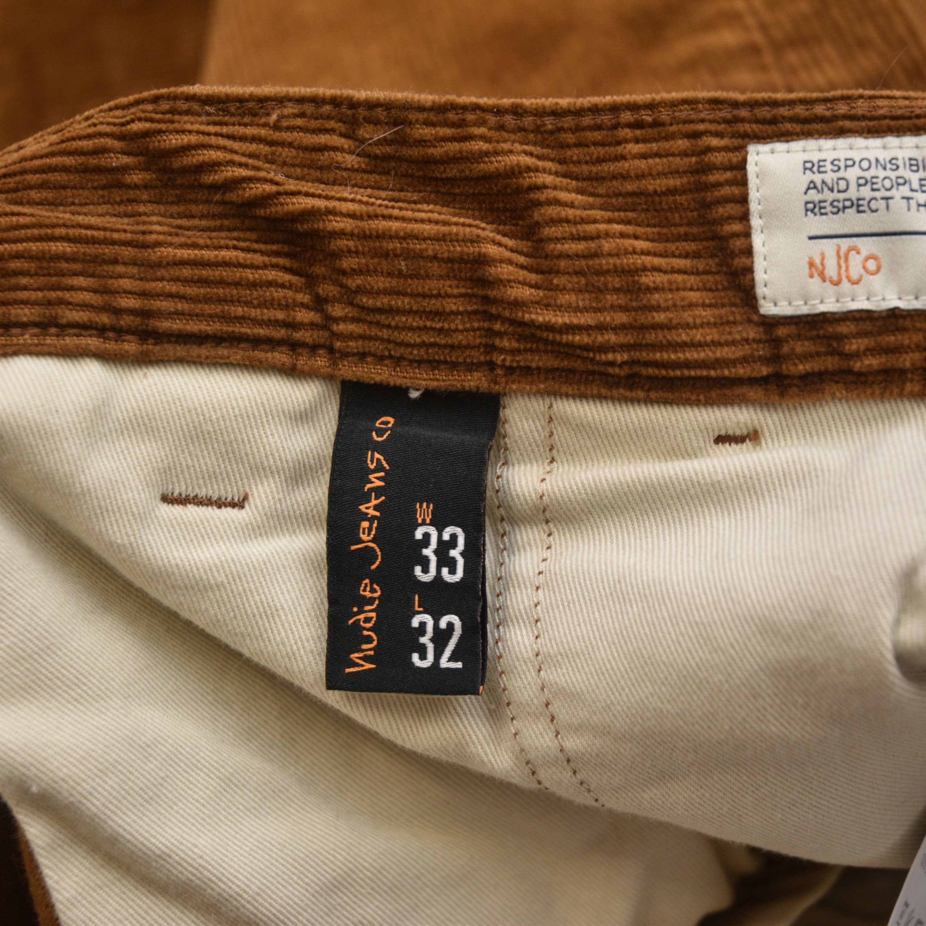Nudie Jeans Nudie Jeans Co Easy Alvin Oak Corduroy Pants Brown W33 L32 Size US 33 - 15 Thumbnail