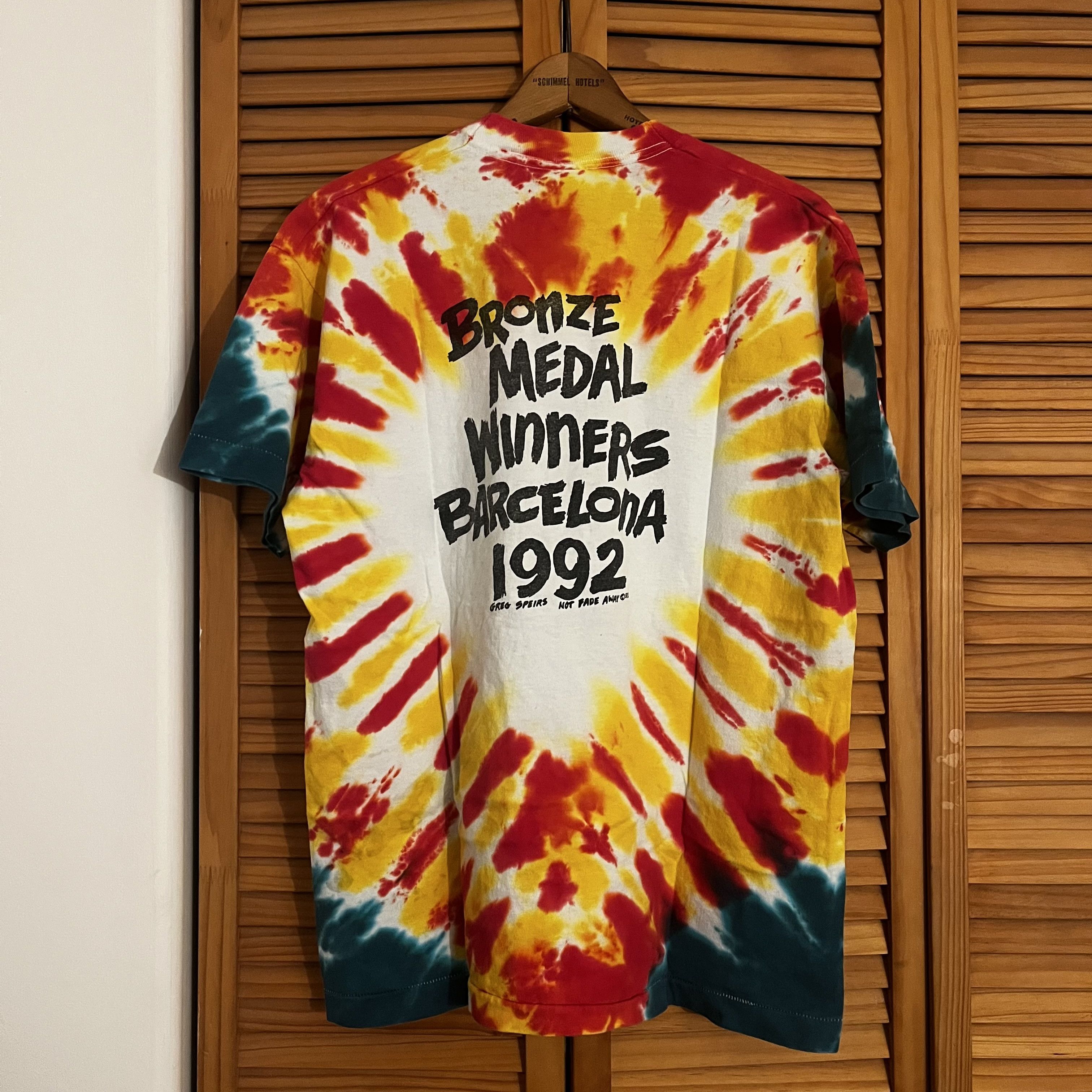 Liquid Blue Vintage 1992 Grateful Dead Lithuania T-Shirt Size US L / EU 52-54 / 3 - 6 Thumbnail