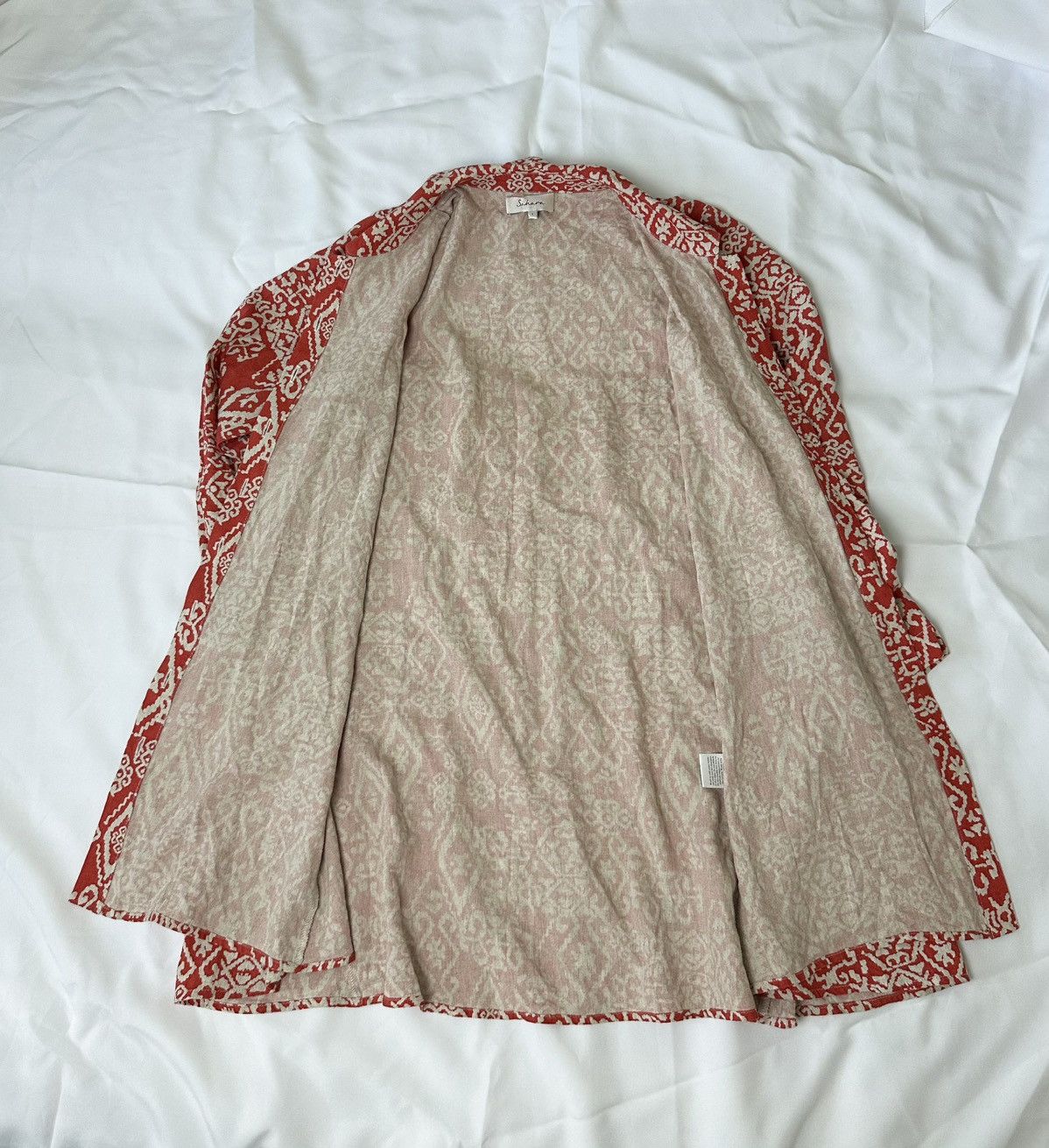 Sahara Club Vintage Sahara Linen Blouse Shirt Dress Size 1 Made In UK Size M / US 6-8 / IT 42-44 - 6 Thumbnail