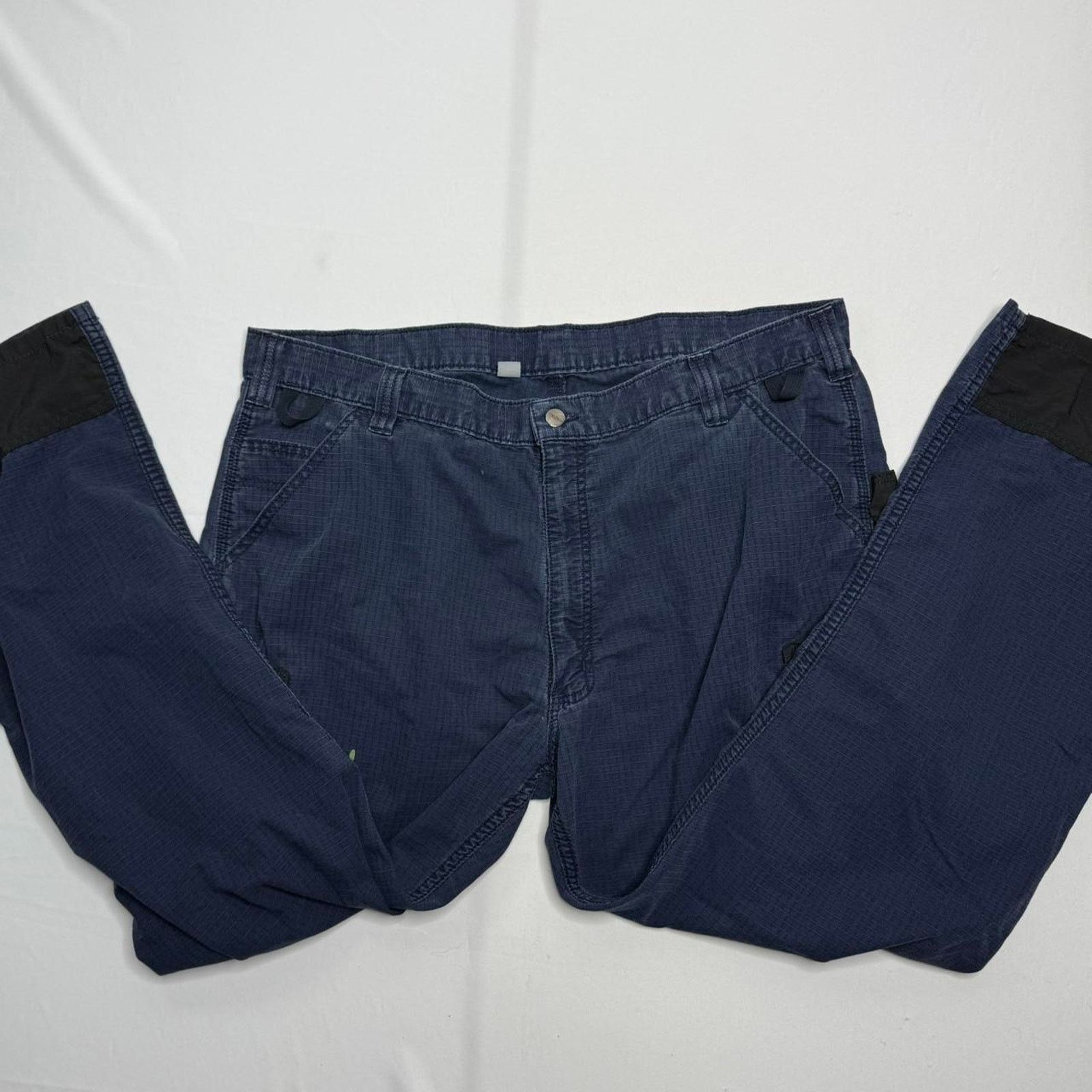 Carhartt Cahartt Navy Blue Cargo Pants Size 42x32 Size US 42 / EU 58 - 2 Thumbnail