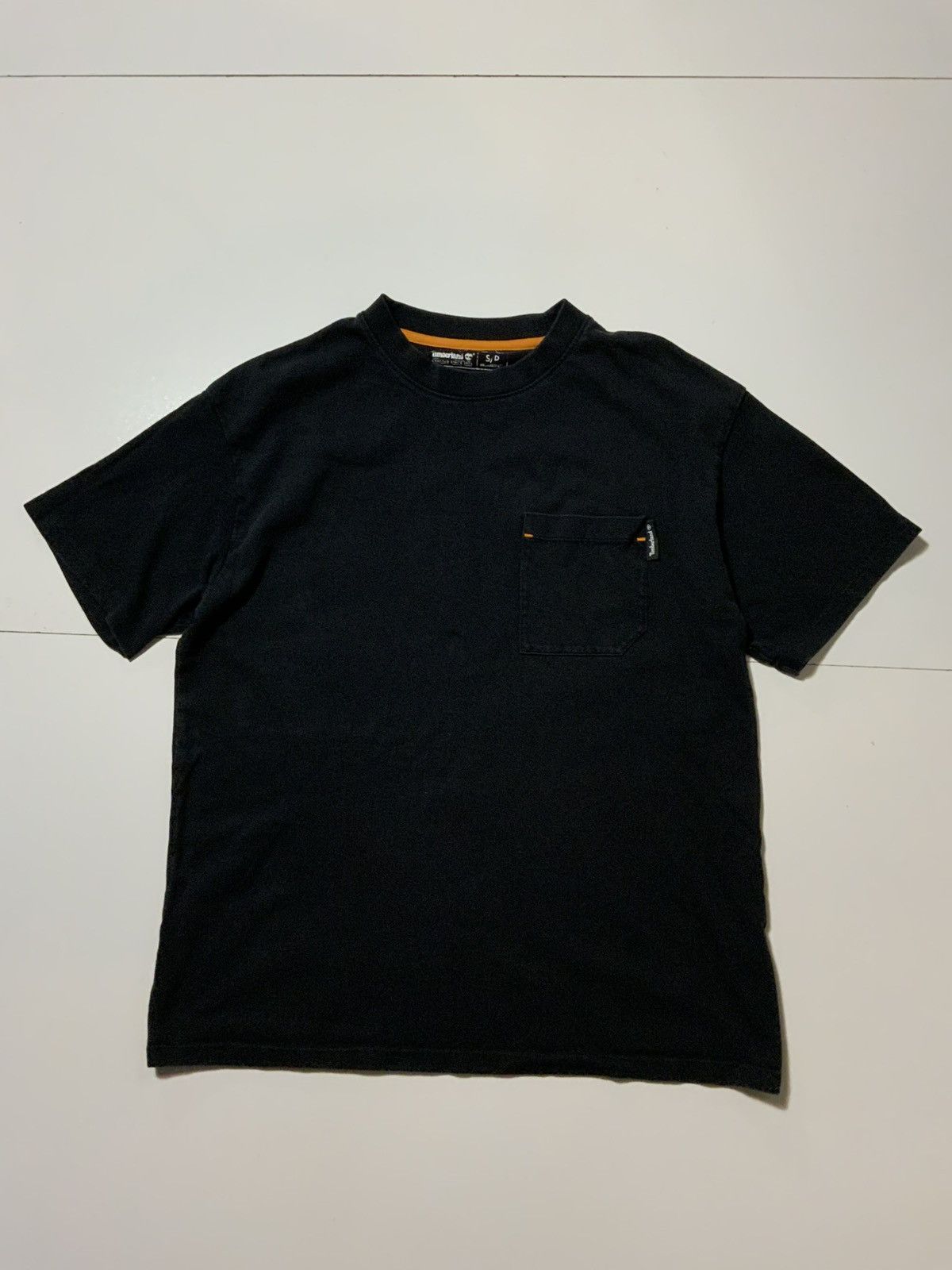 Timberland Timberland #10061 The Original Yellow Boot Pocket T-Shirt Size US S / EU 44-46 / 1 - 2 Thumbnail