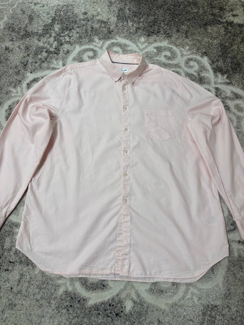Lacoste Men's classic pink long-sleeved shirt Lacoste Size 46/XXL Size US XXL / EU 58 / 5 - 5 Thumbnail