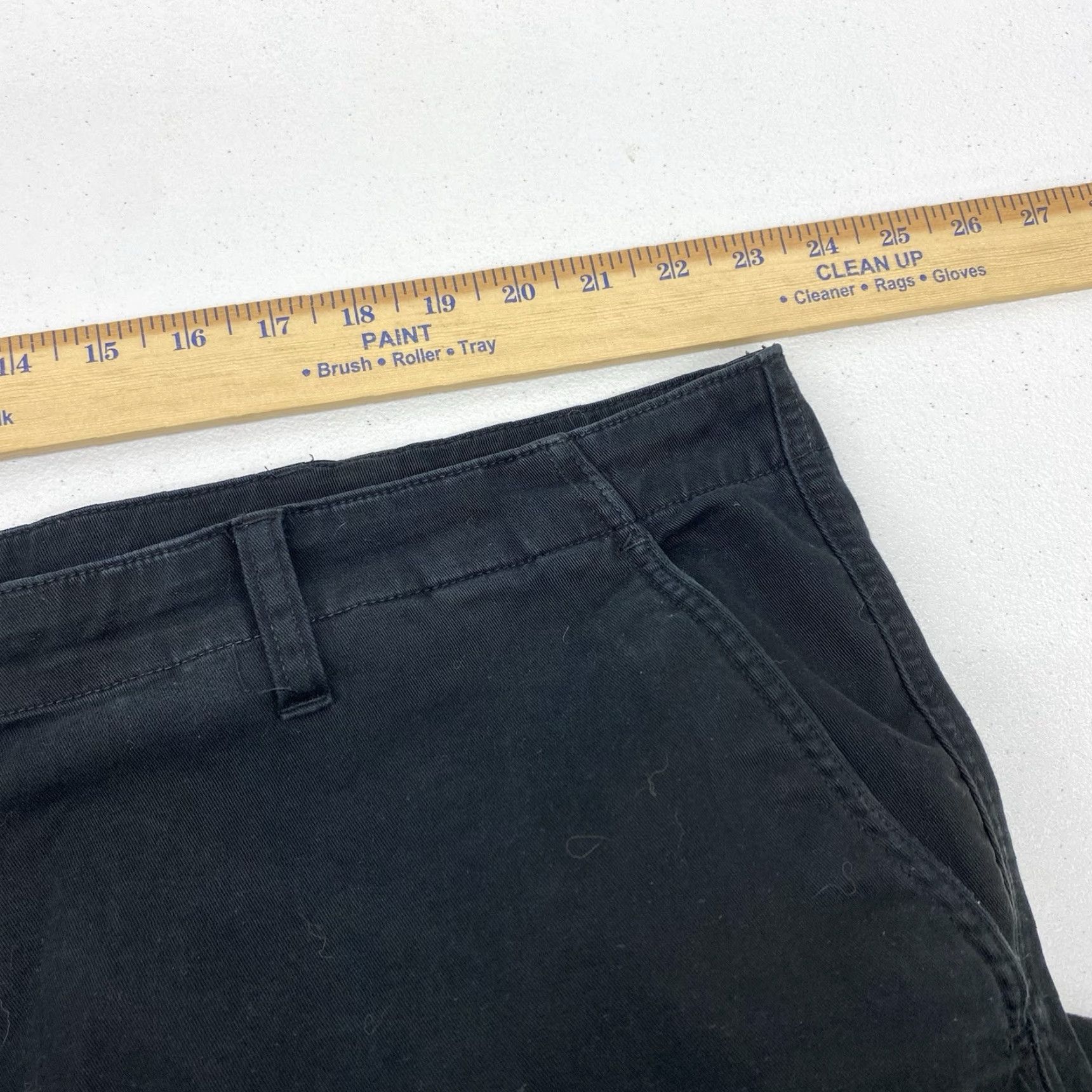 Polo Ralph Lauren Polo Ralph Lauren Pants Men's 46 Big & Tall Cargo Black Flat Front Classic Fit 29 Inseam 46B Waist Cargo Pocket Logo Army Size US XXL / EU 58 / 5 - 7 Thumbnail