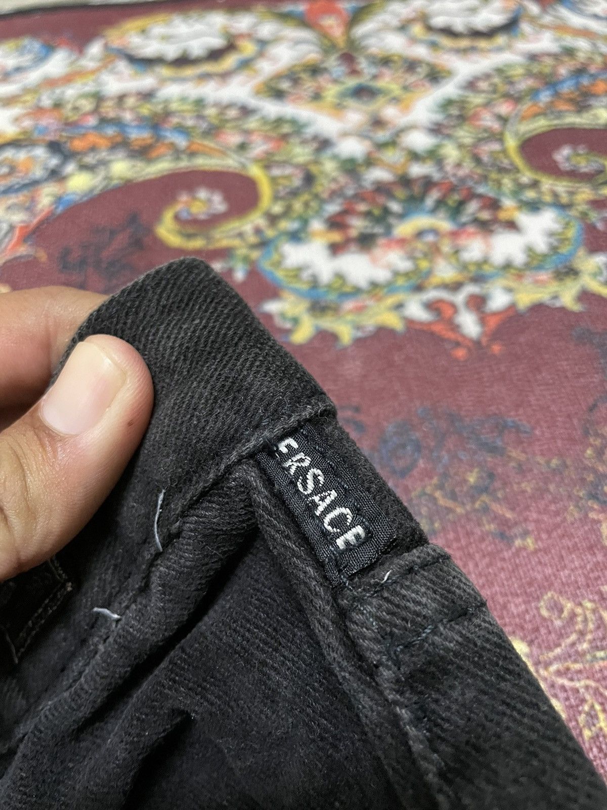 Versace Jeans Couture Versace Black Denim Jeans Size 24" / US 00 / IT 34 - 5 Thumbnail