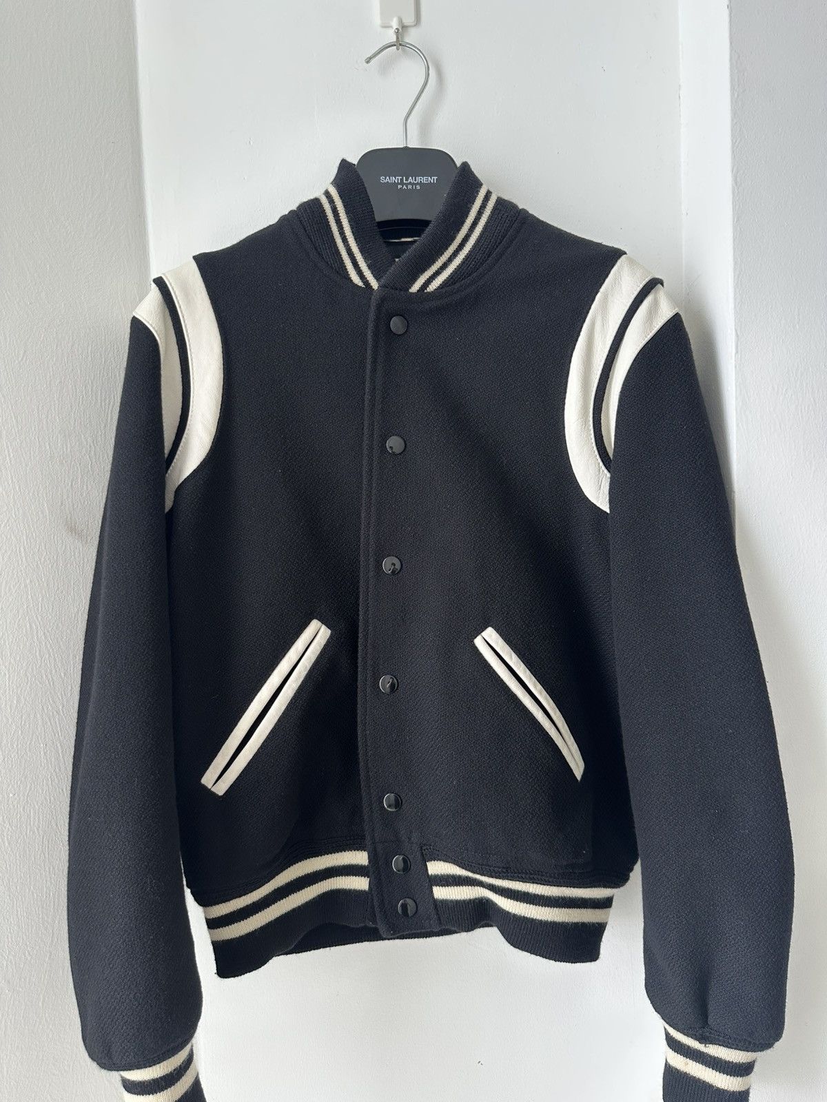 Saint Laurent Paris Saint laurent paris Teddy Jacket 44 Size US S / EU 44-46 / 1 - 1 Thumbnail