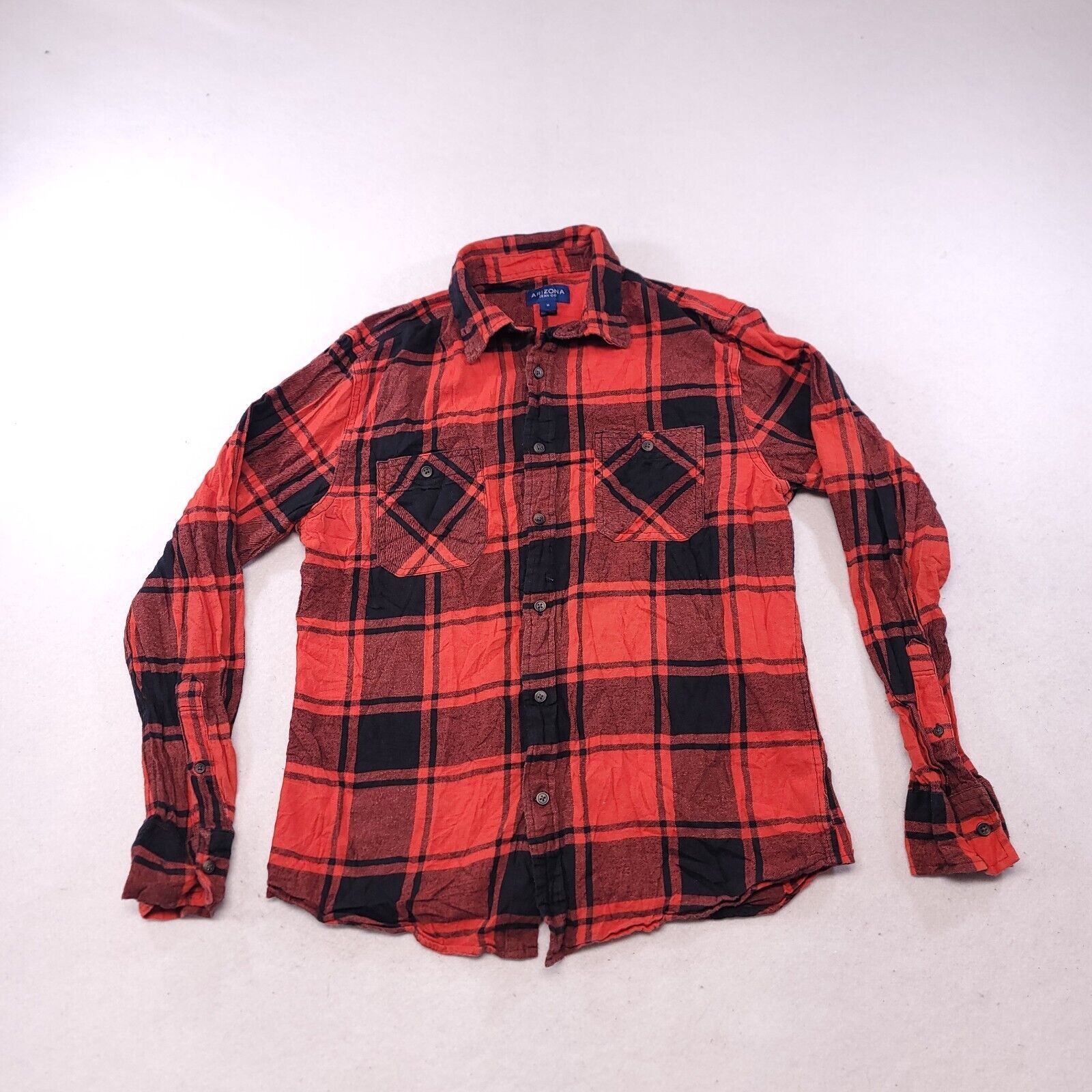 Arizona Jean Co. Arizona Jean Co Buffalo Check Flannel Shirt Mens Size M Red Size US M / EU 48-50 / 2 - 2 Thumbnail