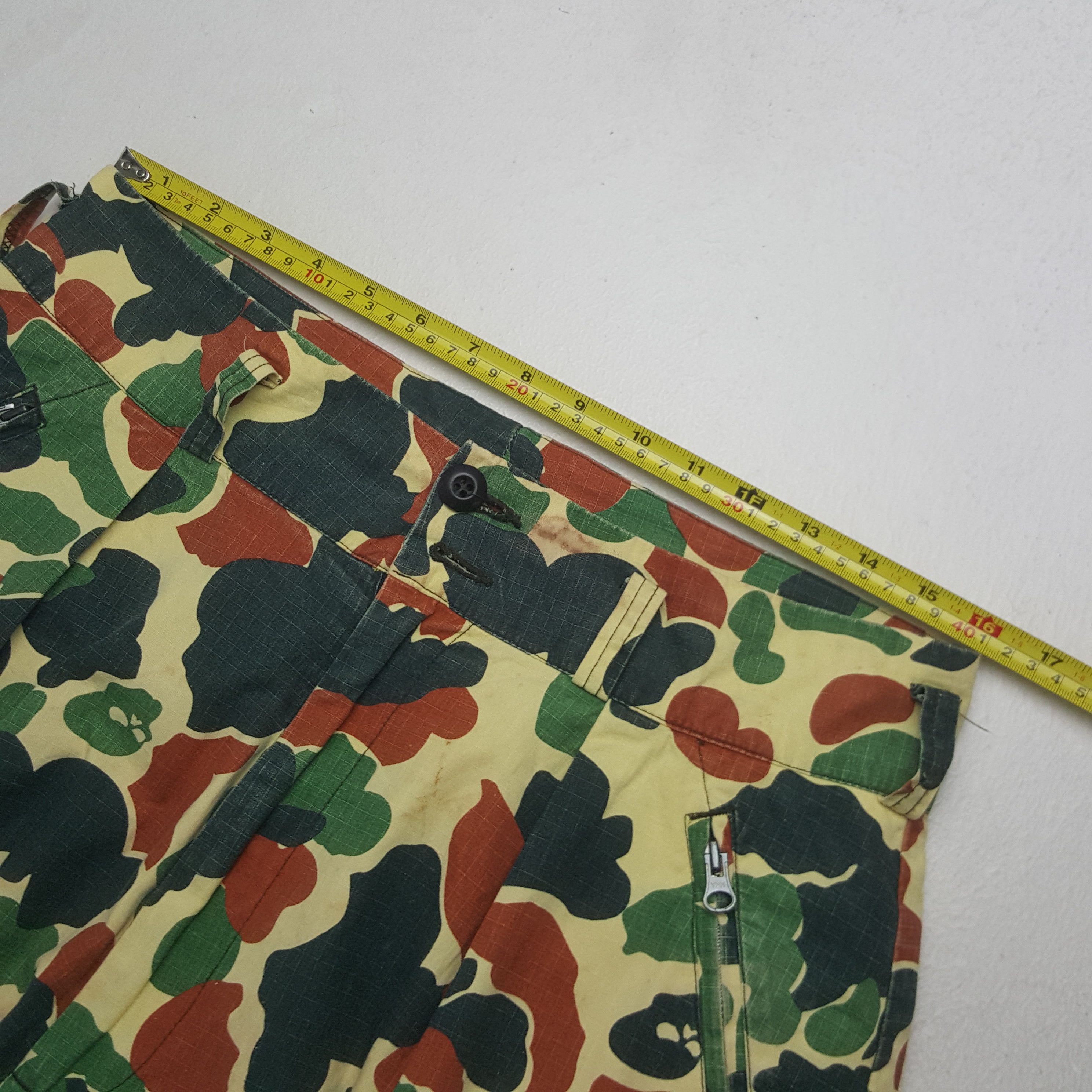 Japanese Brand Vintage Satan Arbeit Skull Camo Shorts Pants Size US 32 / EU 48 - 5 Thumbnail