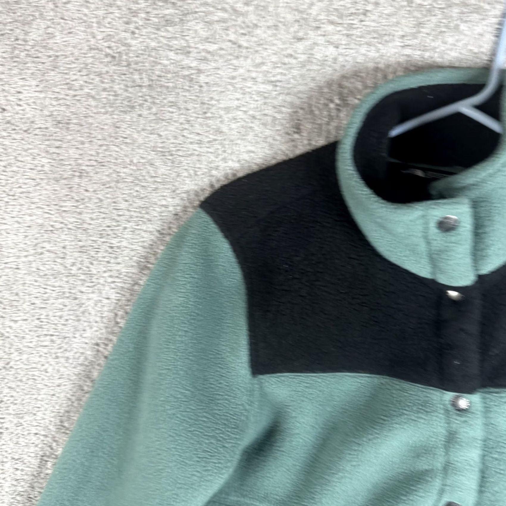 The North Face The North Face Fleece Jacket Womens S Green Snap Front Pockets Outdoor Warm Regular Fit Size S / US 4 / IT 40 - 5 Thumbnail