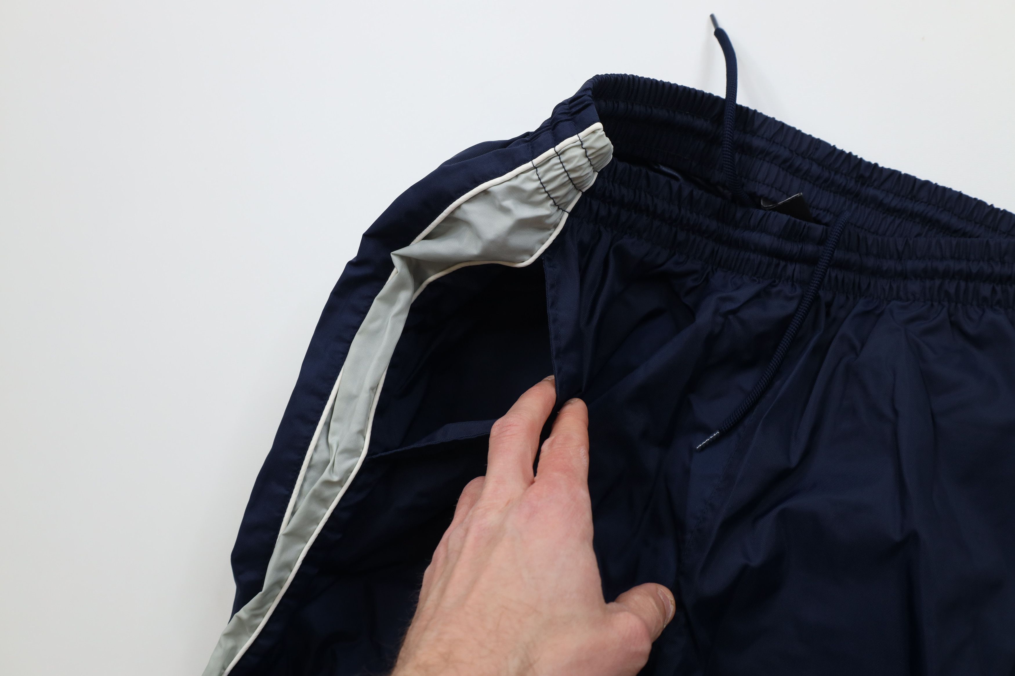 Nike Vintage Y2K Nike Mini Swoosh Wide Leg Windbreaker Pants Size US 34 / EU 50 - 8 Thumbnail
